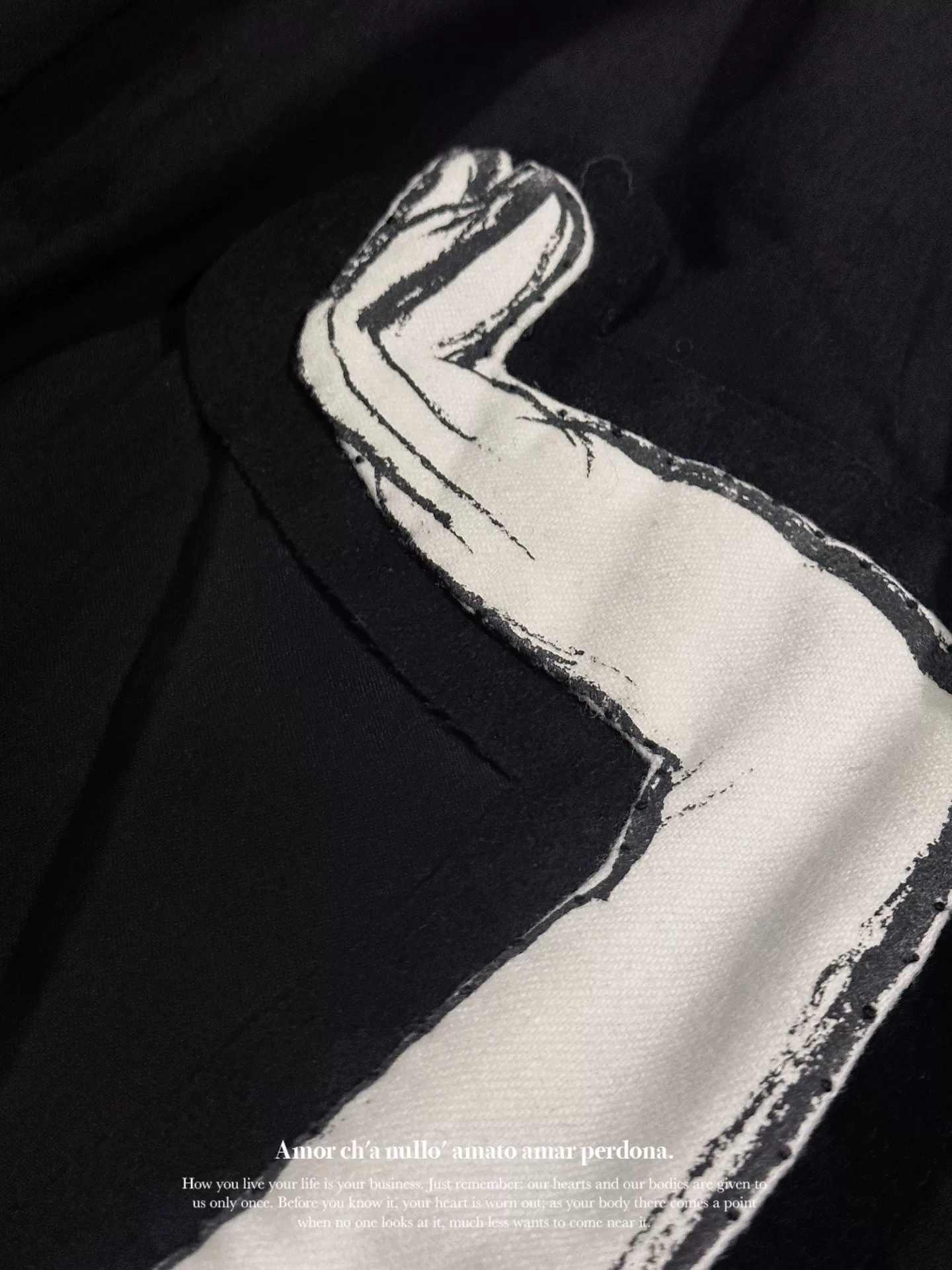 Yohji Yamamoto 22SS Patchwork Sketch Pants — back