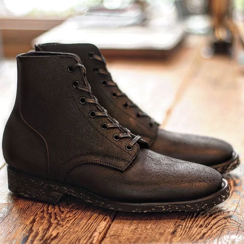 Clinch Yeager Gustave Roughout Soft-Toe — label