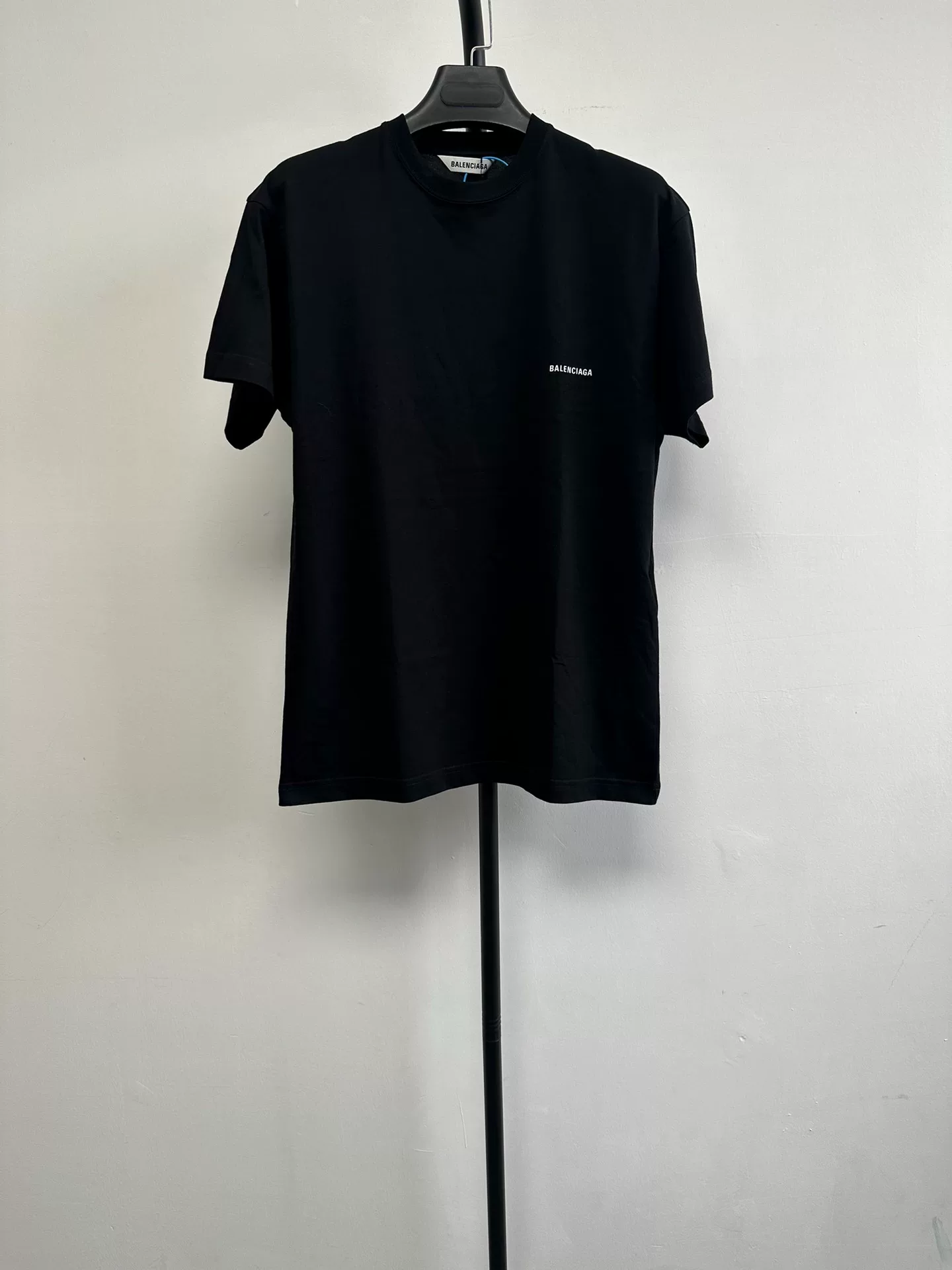 Balenciaga Crewneck Short-Sleeve Print T-Shirt