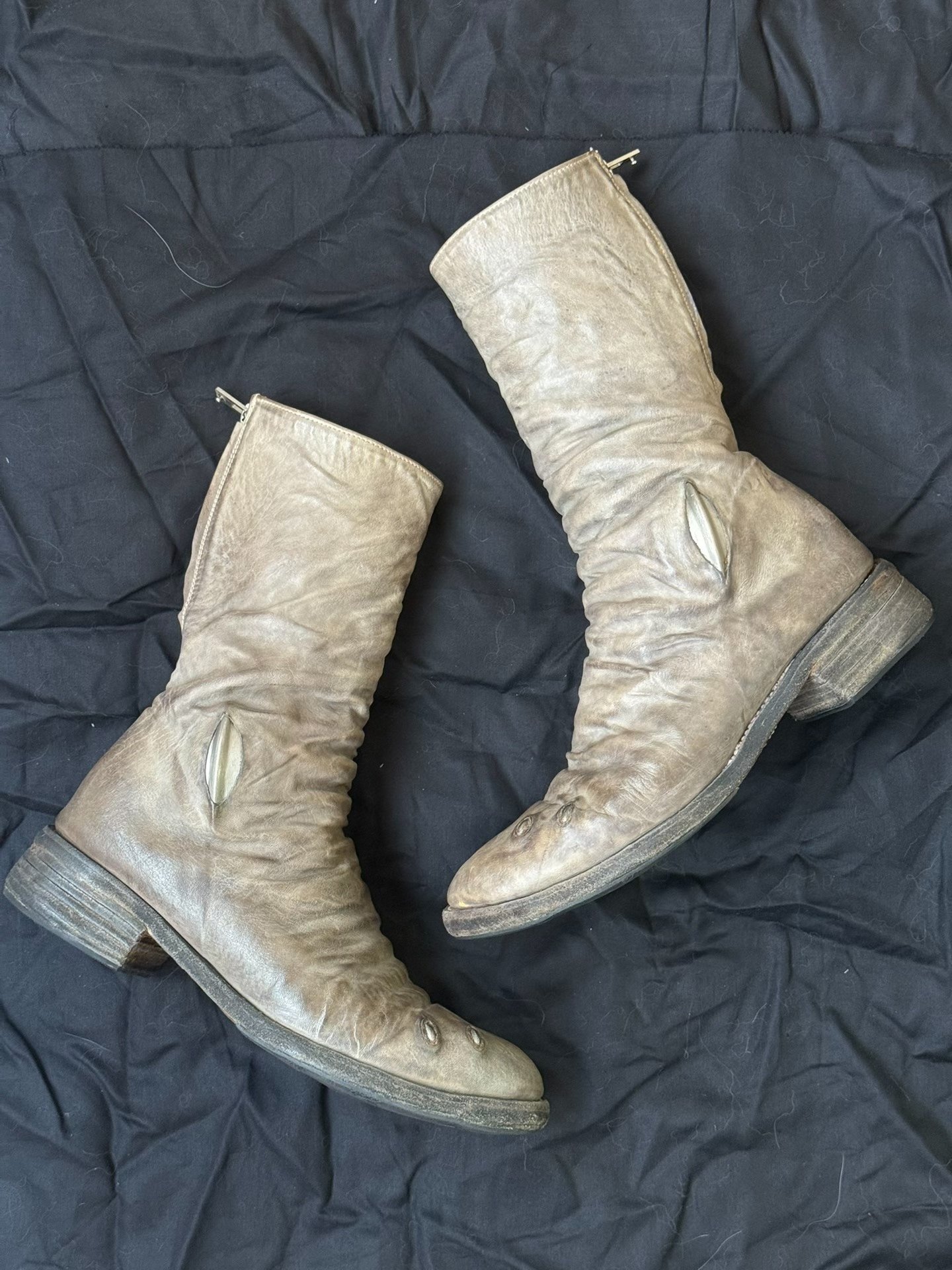 Carol Christian Poell Mid-Calf Leather Boots