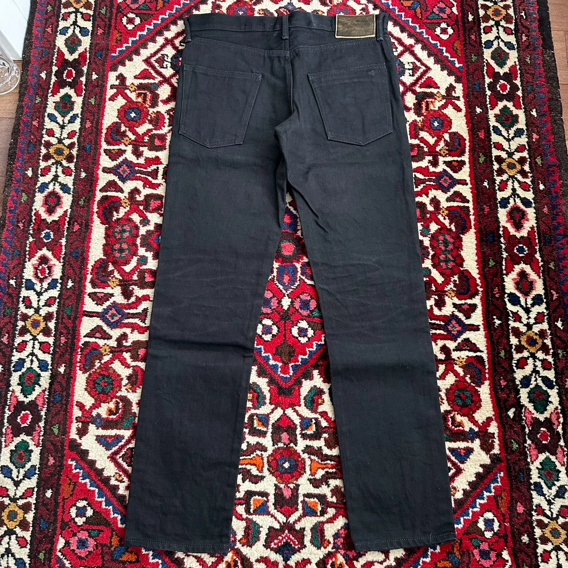 visvim 15aw 04R Black Jeans — detail