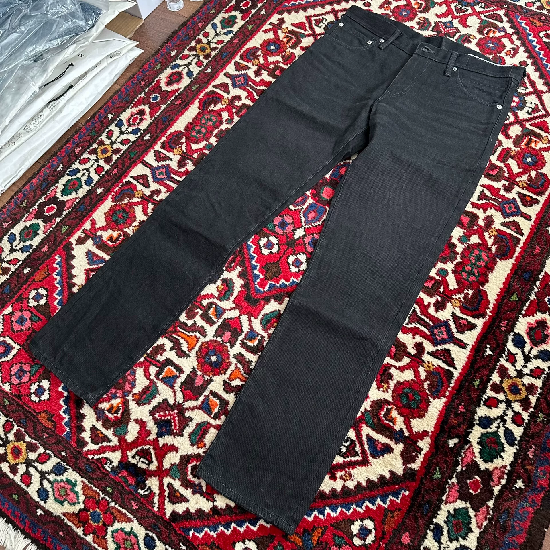 visvim 15aw 04R Black Jeans — back