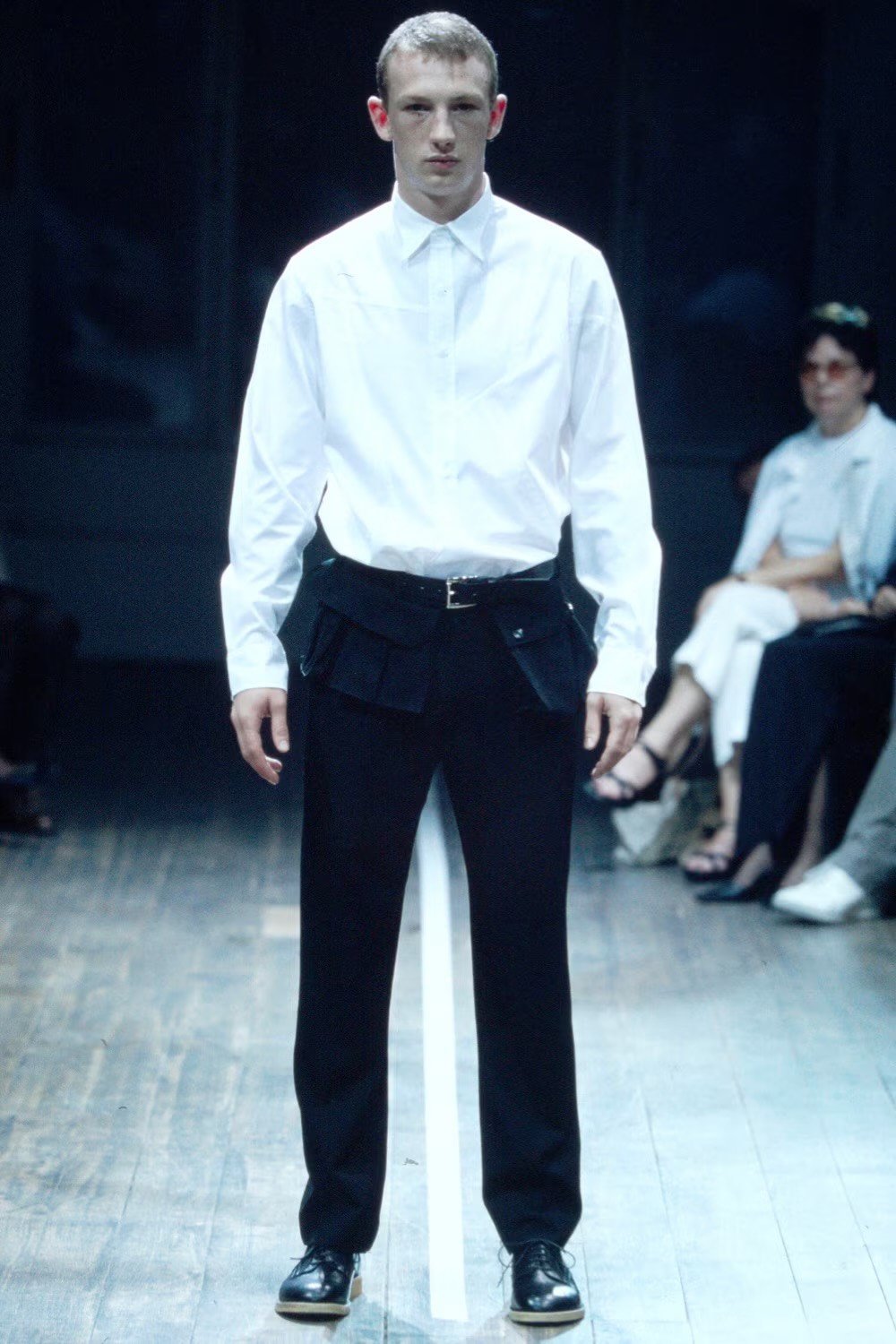 Yohji Yamamoto 01SS Multi-Pocket Wool Trousers — detail