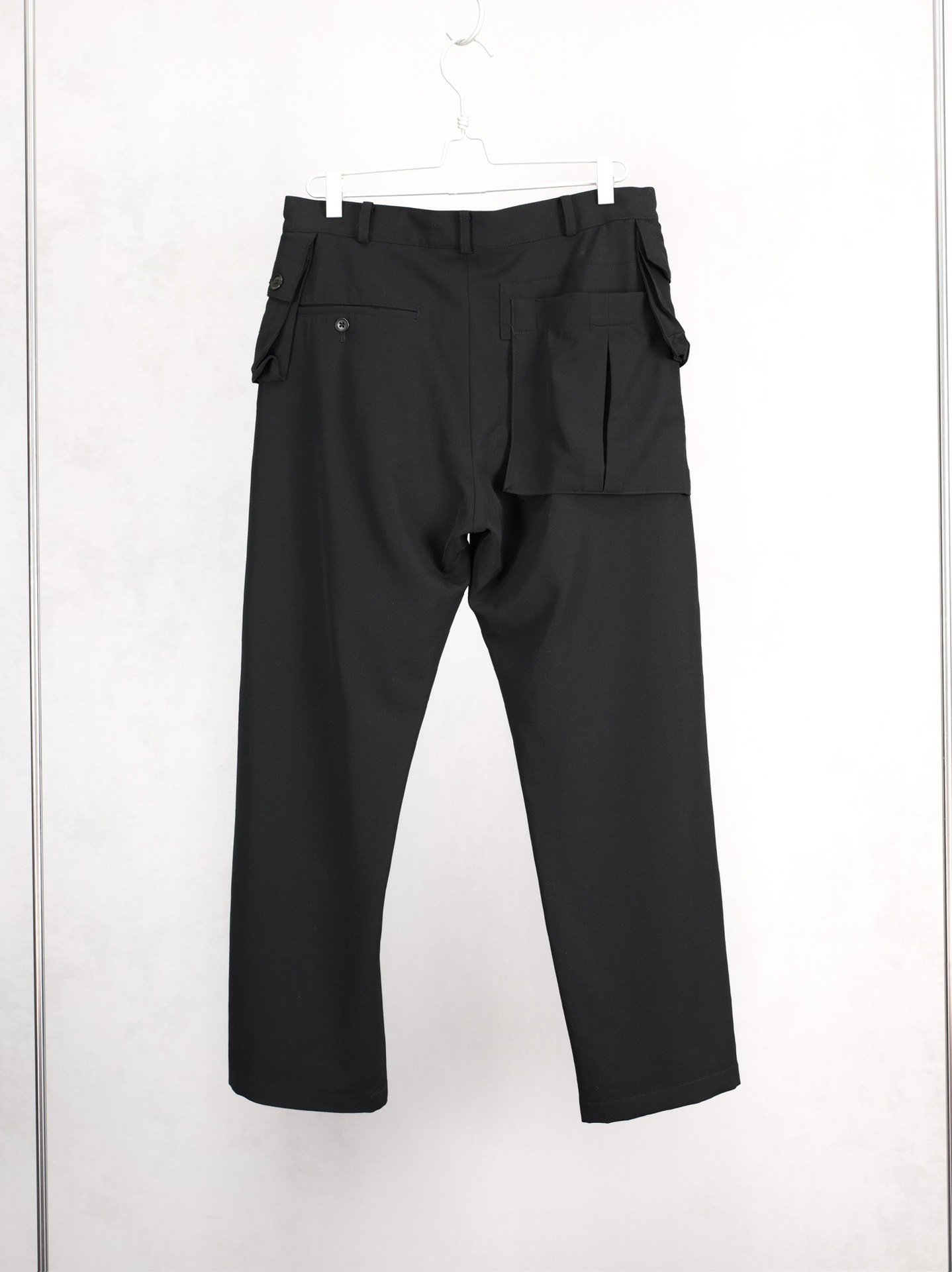 Yohji Yamamoto 01SS Multi-Pocket Wool Trousers — front