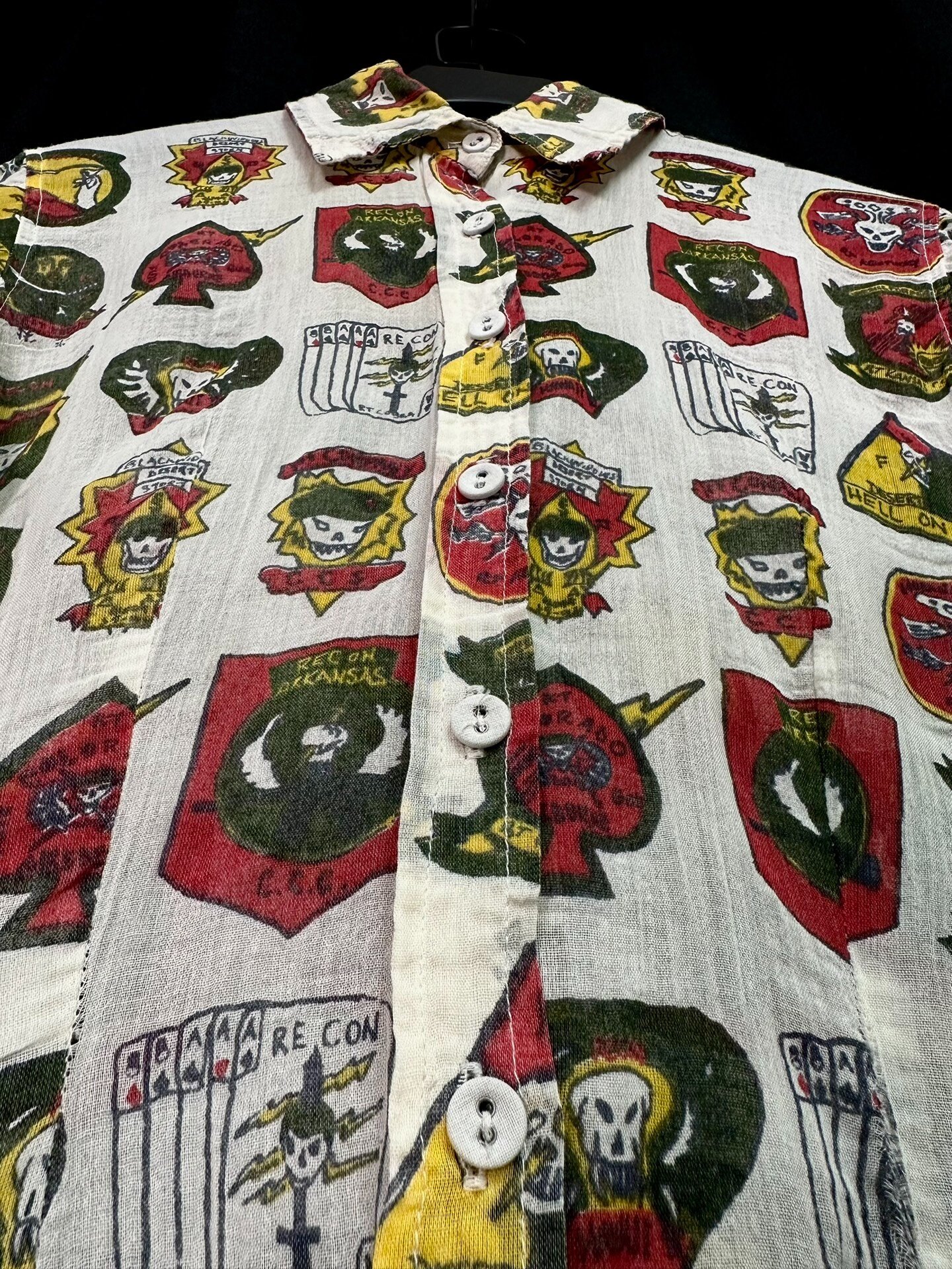 Paul Harnden Early Anti-War Comic Shirt — detail