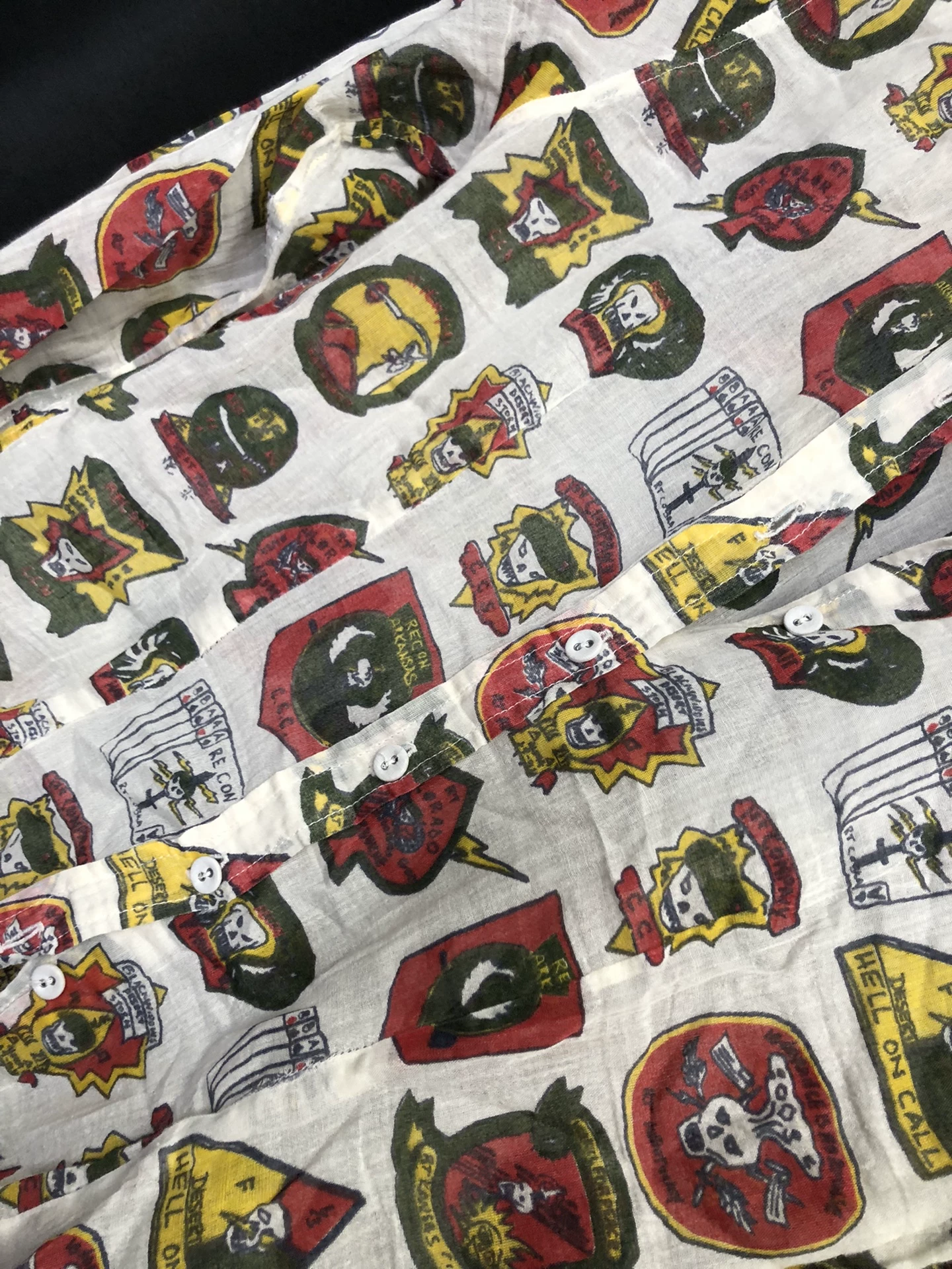 Paul Harnden Early Anti-War Comic Shirt — back