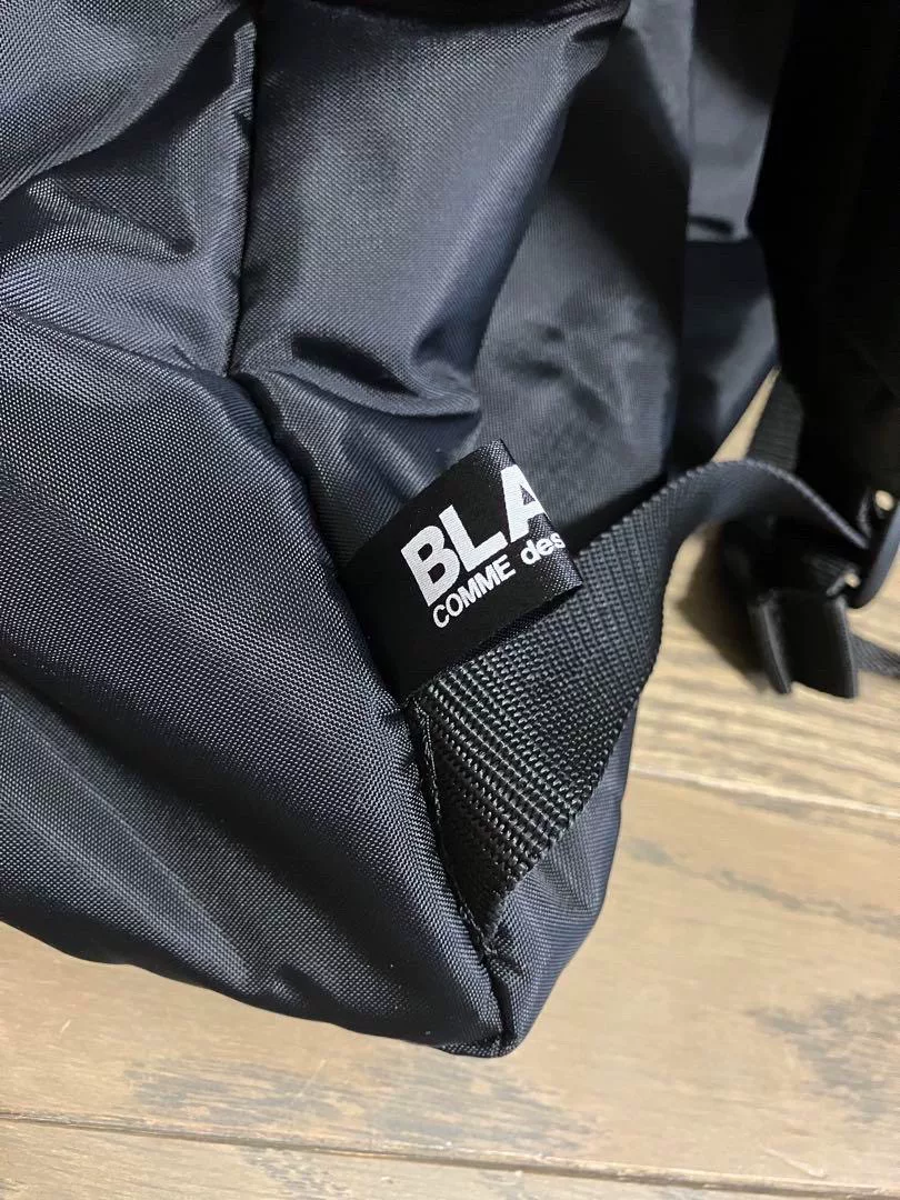 Porter x Comme des Garçons Black Backpack — detail