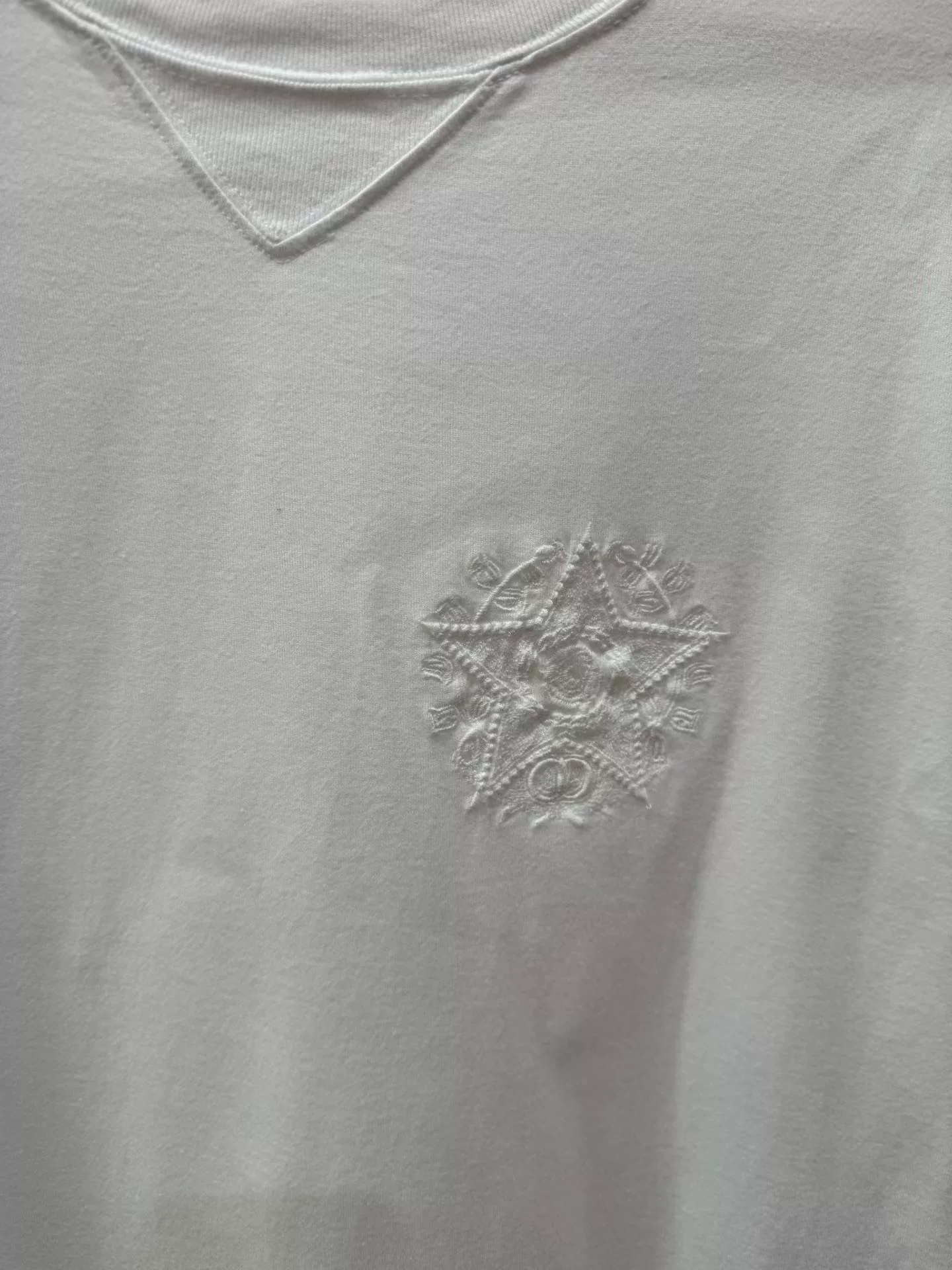 Dior Five-Star Embroidered T-Shirt — detail