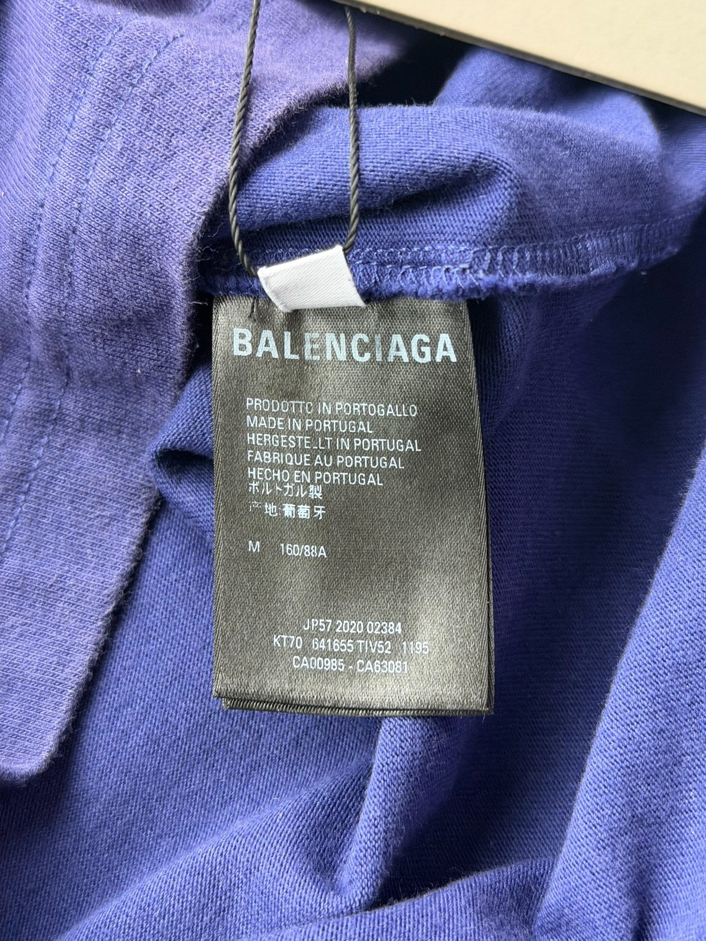Balenciaga Coke Wave Logo Short Sleeve T-Shirt — label