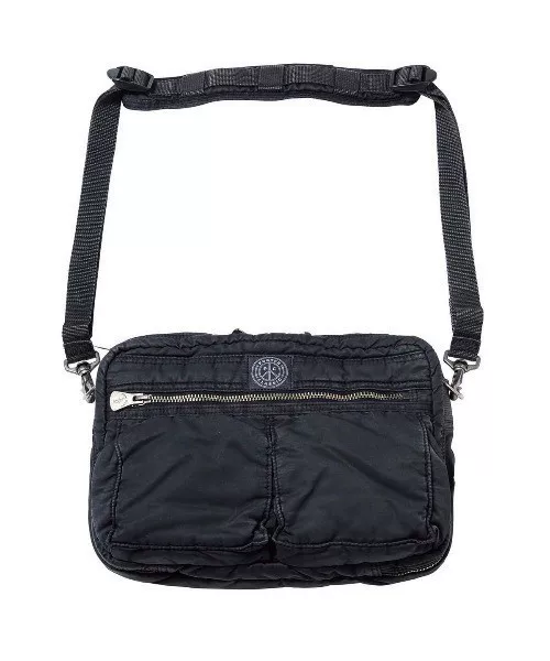 Porter Classic Nylon Shoulder Bag M Black — detail