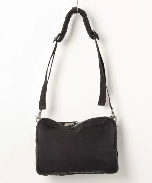 Porter Classic Nylon Shoulder Bag M Black — back