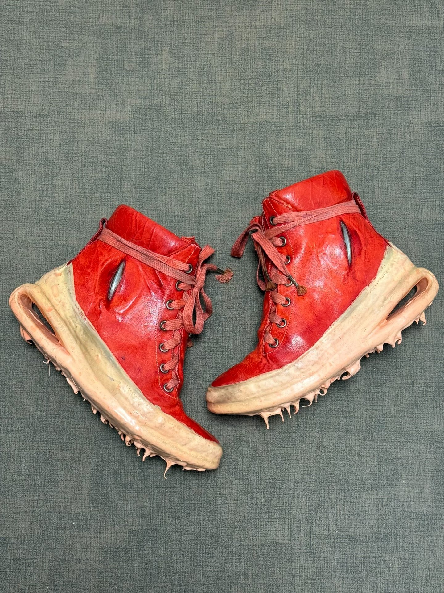 Carol Christian Poell Titanium High-Top Sneakers