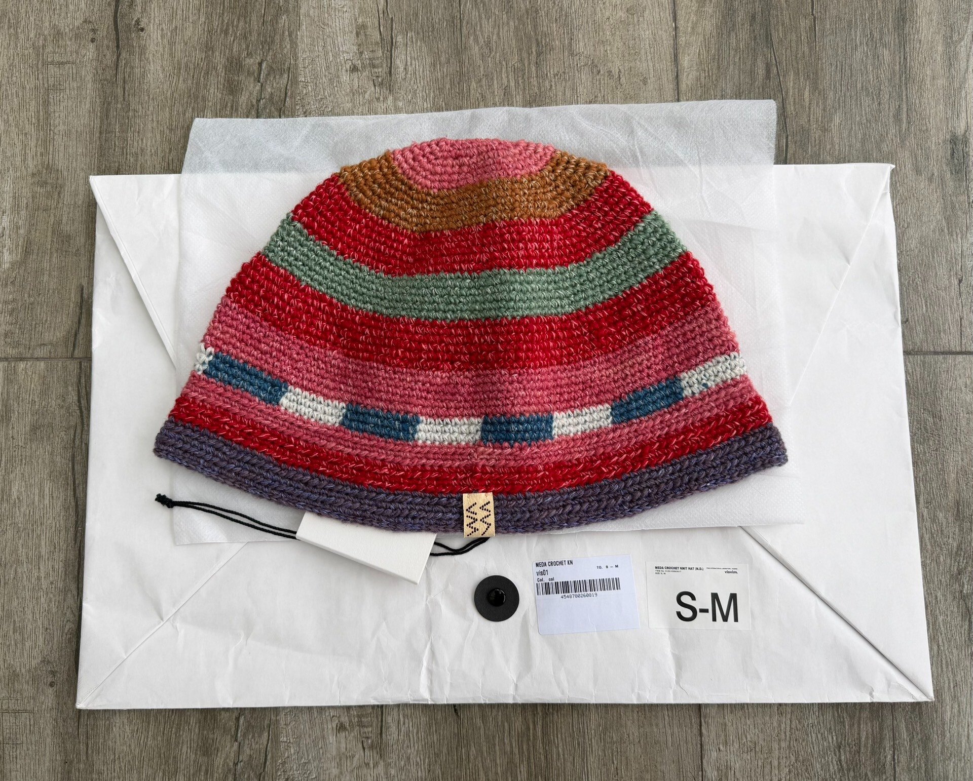 VISVIM MEDA CROCHET KNIT HAT