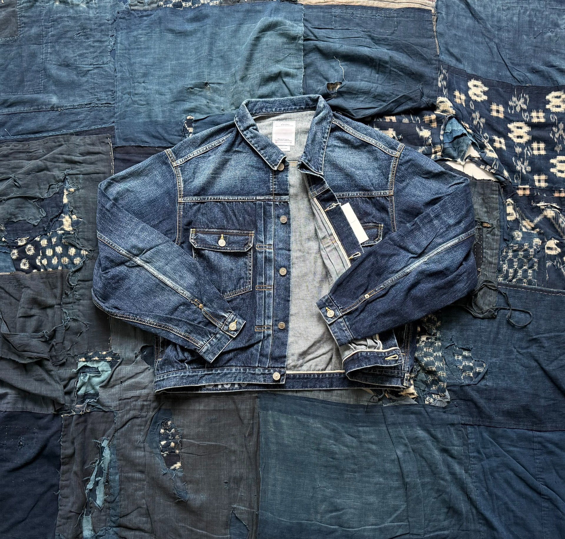 VISVIM 101X DMGD Denim Jacket — front