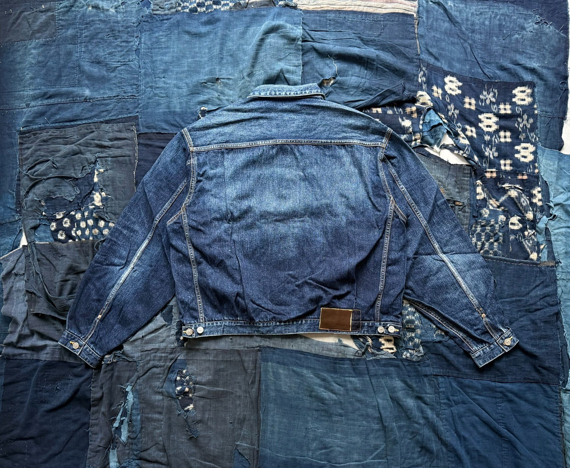 VISVIM 101X DMGD Denim Jacket — detail