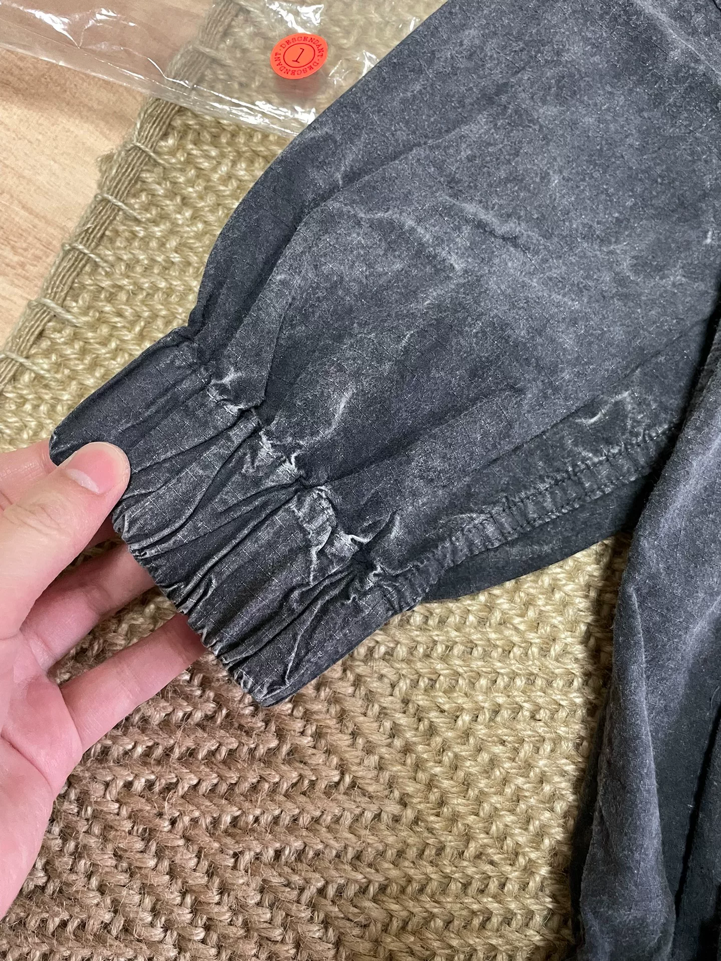 Descendant DWU Ripstop Four-Pocket Shirt Jacket 18AW — back