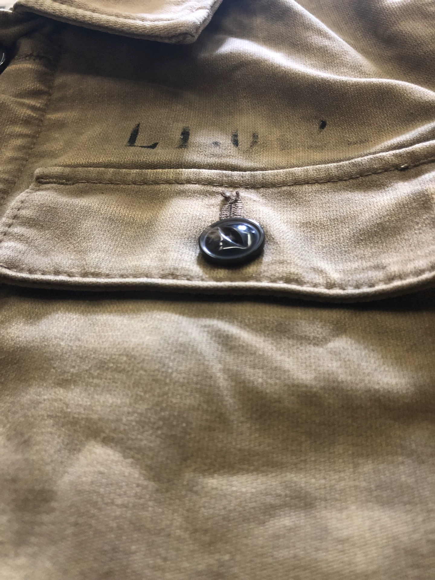 Neighborhood 12AW A-2D Wool Jacket — label