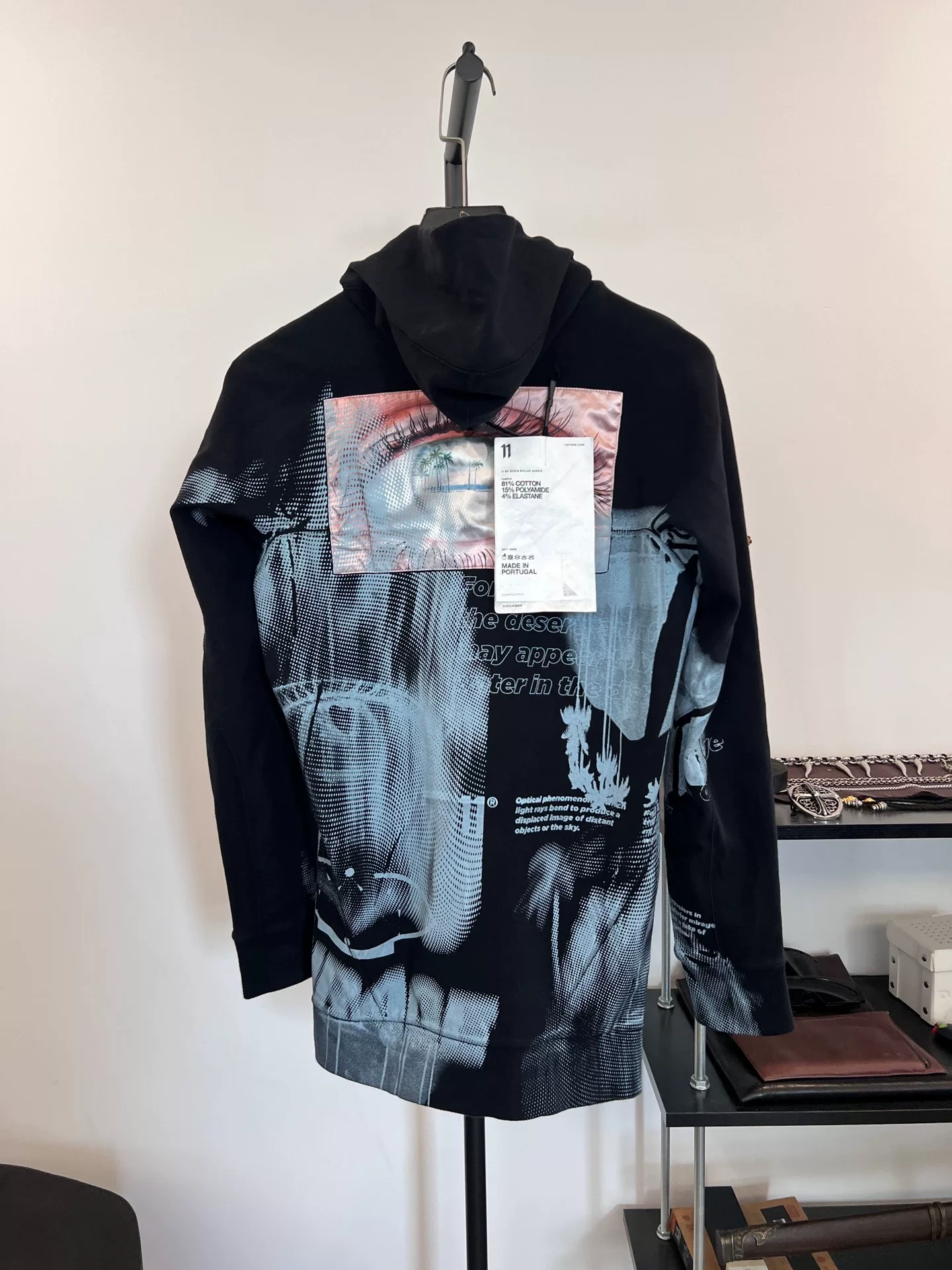 Boris Bidjan Saberi 11by BBS Hoodie — front