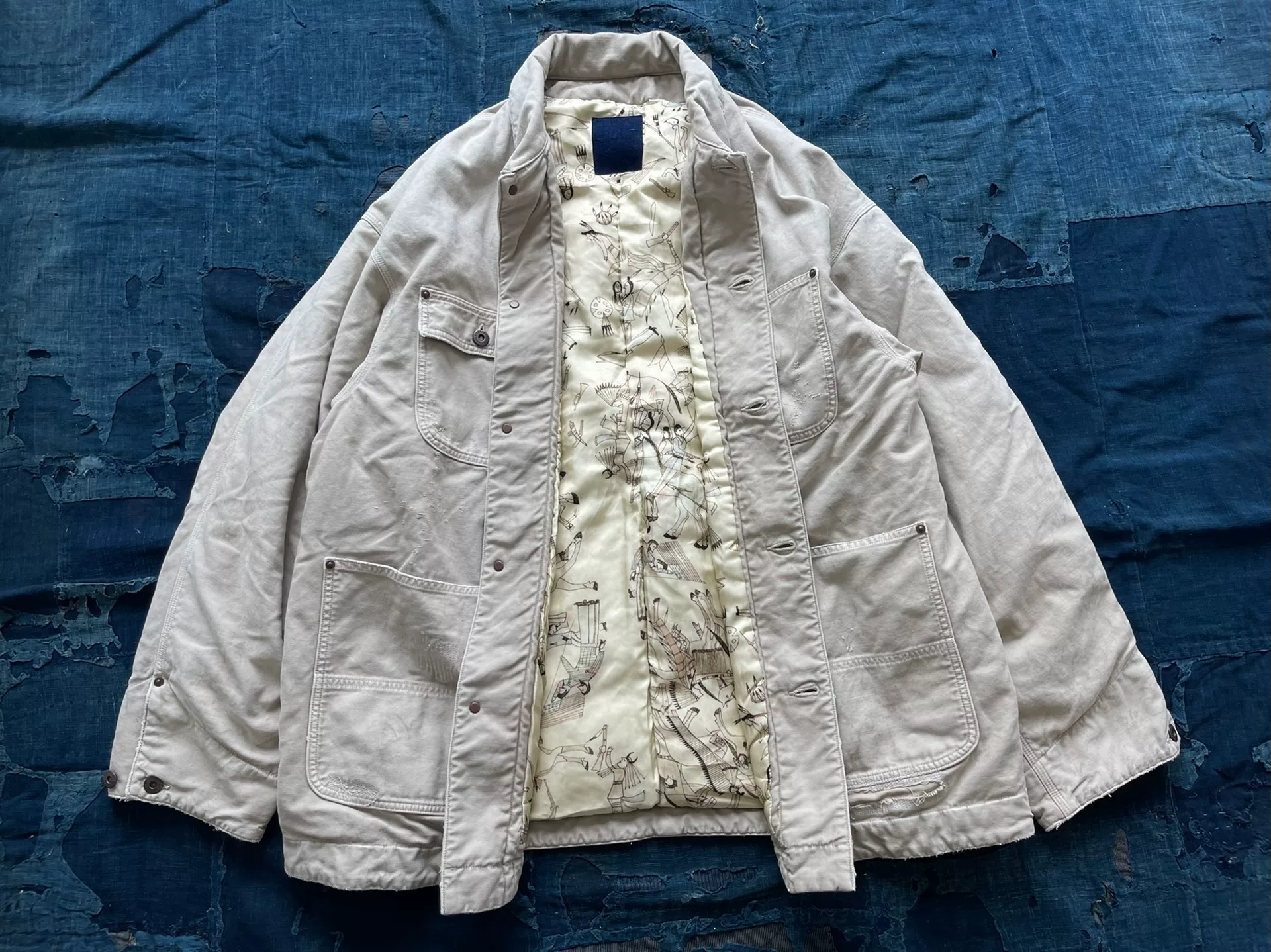 Visvim 24SS ICT Macray Coverall Jacket — detail