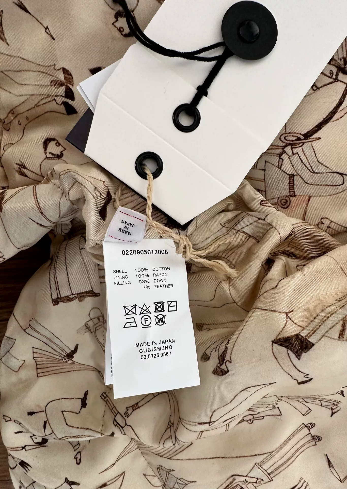 VISVIM ICT KERCHIEF DOWN JKT — back