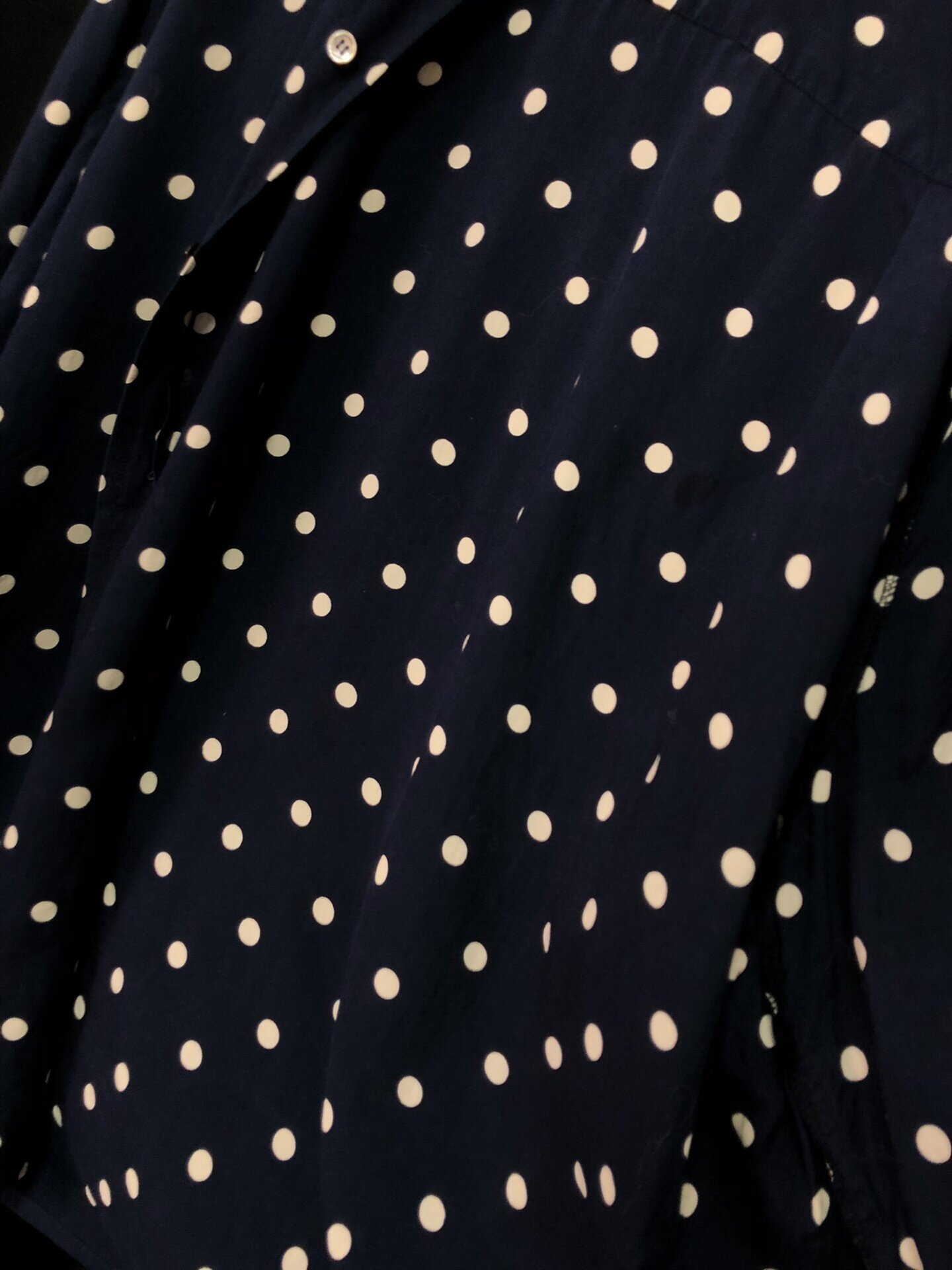Comme des Garcons 89SS Discharge Polka Dot Shirt — back