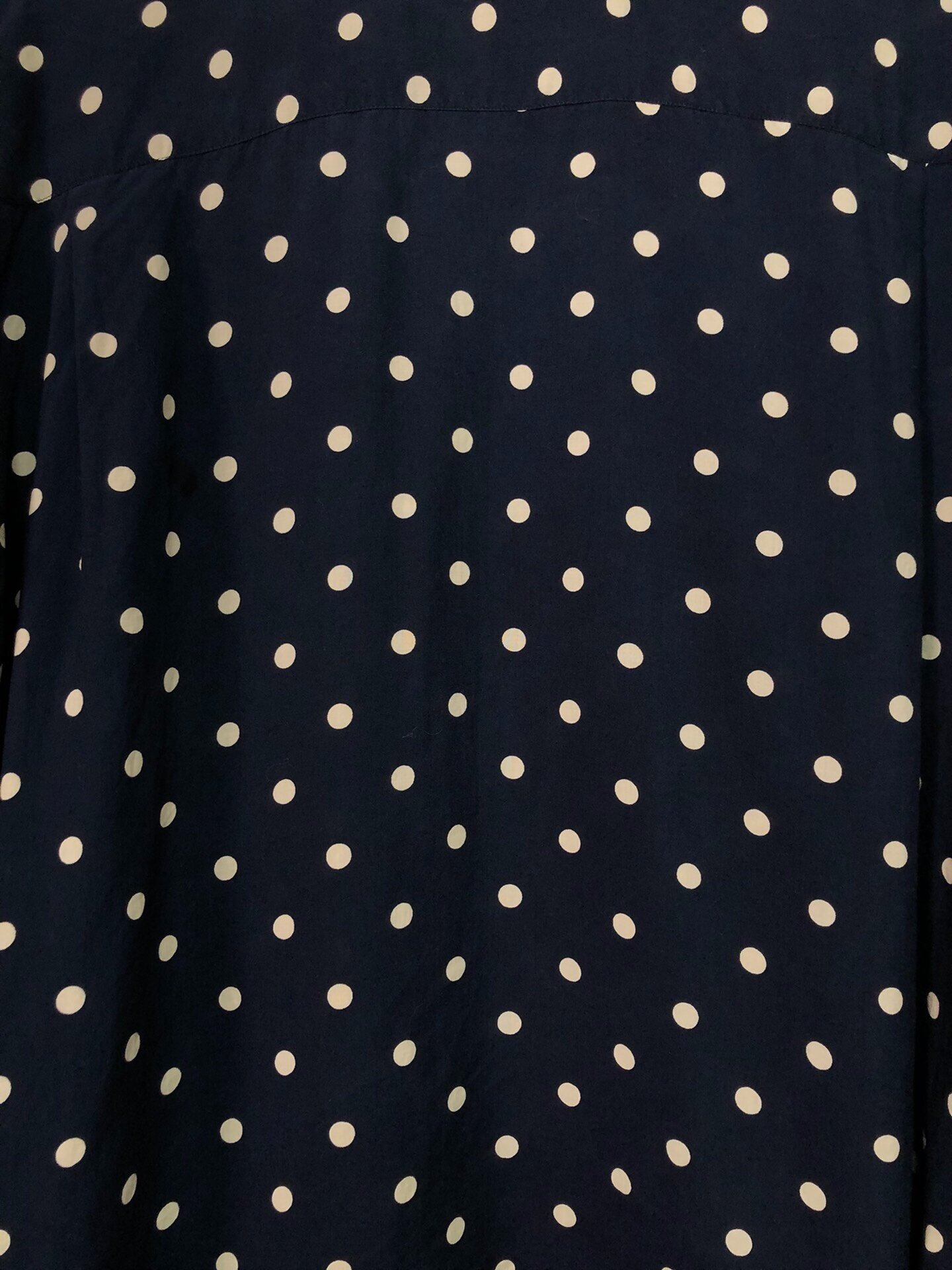 Comme des Garcons 89SS Discharge Polka Dot Shirt — detail