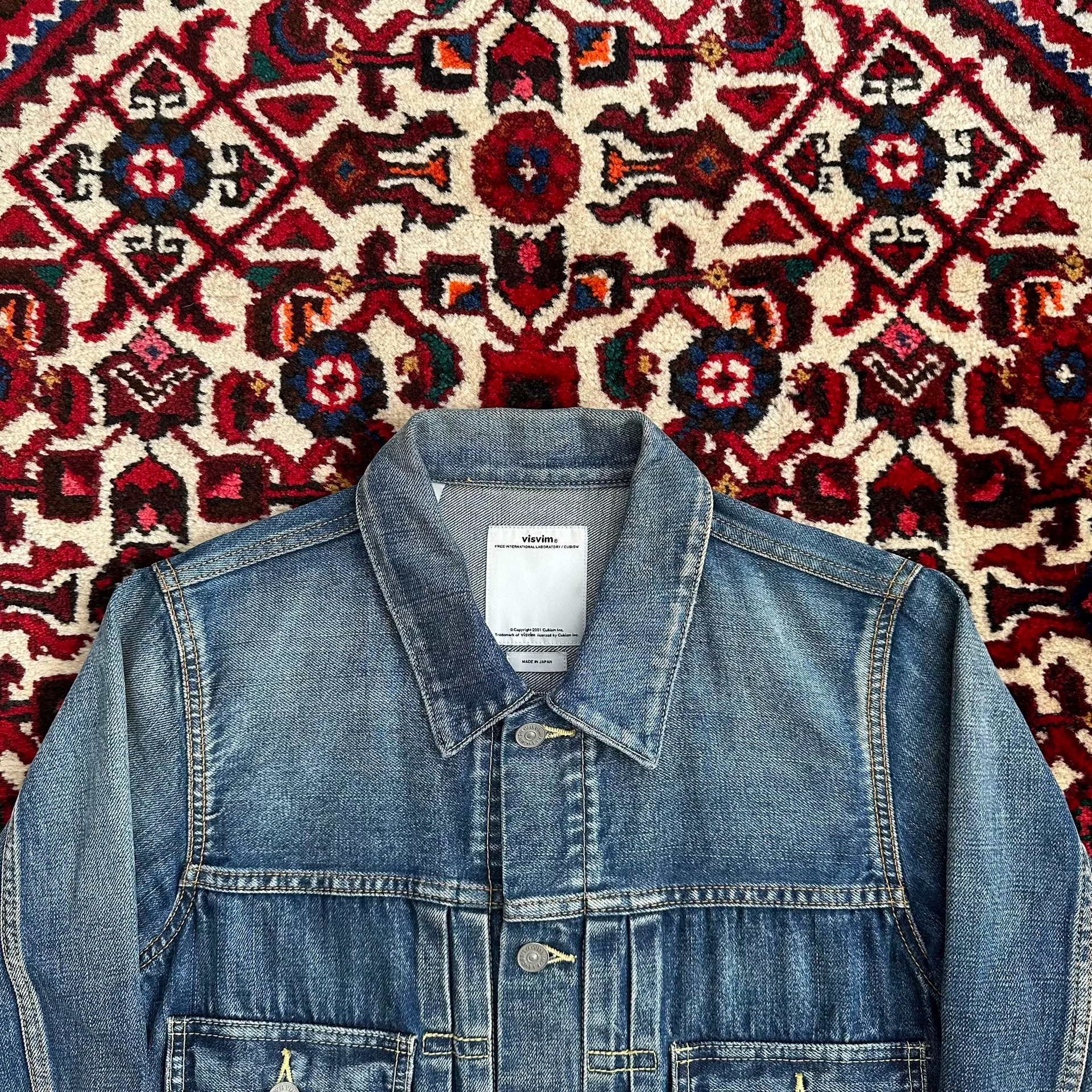 visvim 16aw 101 JKT Denim Jacket — back