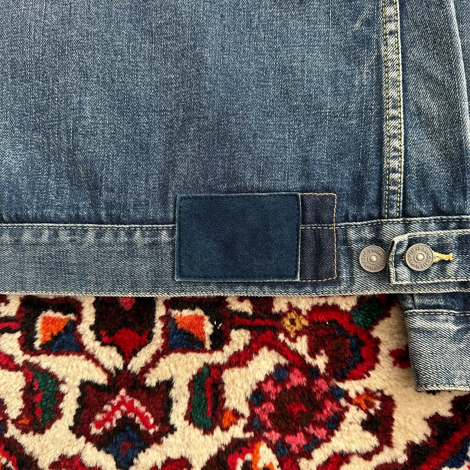visvim 16aw 101 JKT Denim Jacket — label
