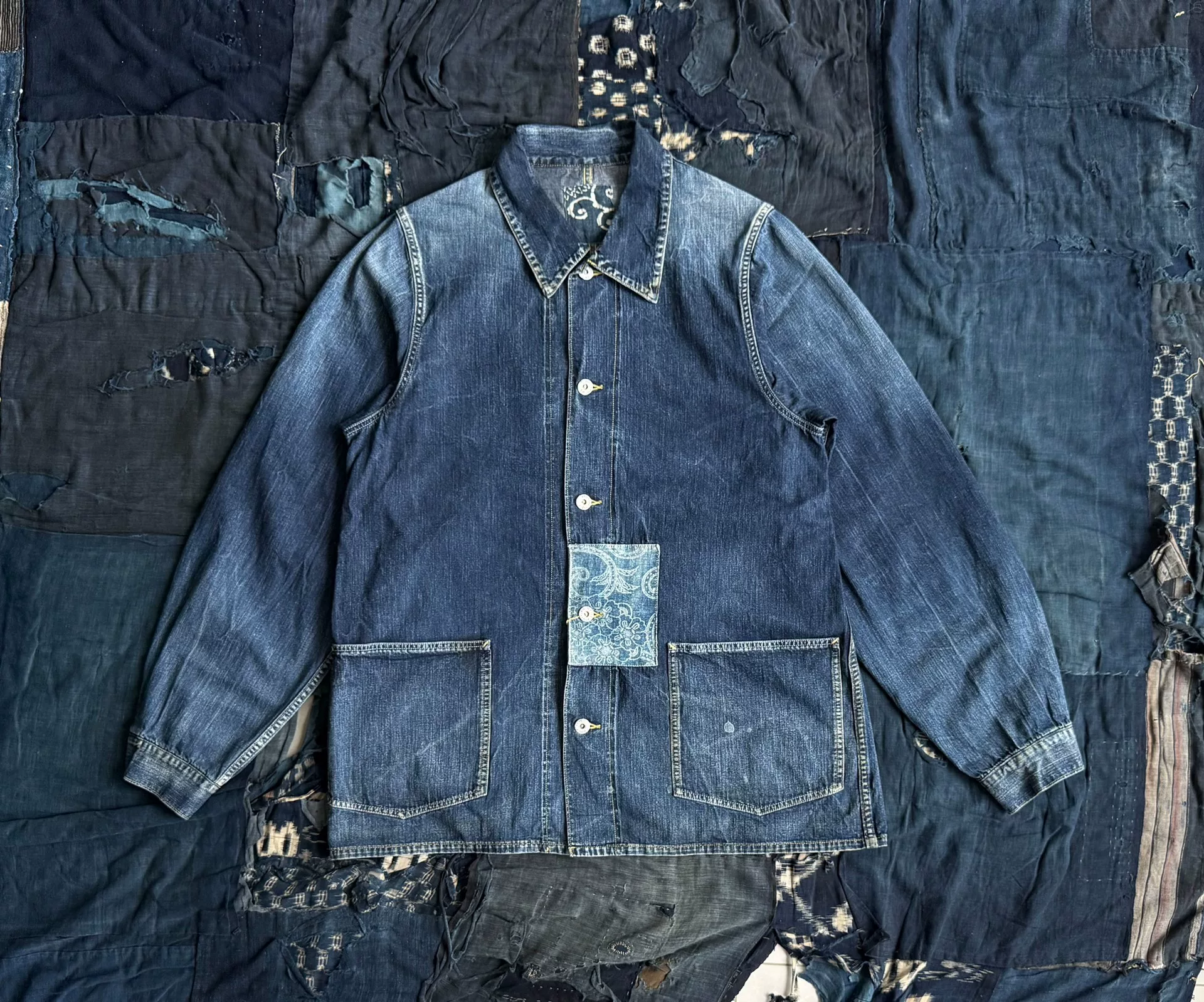 VISVIM 19SS Gang Coverall Dry Denim