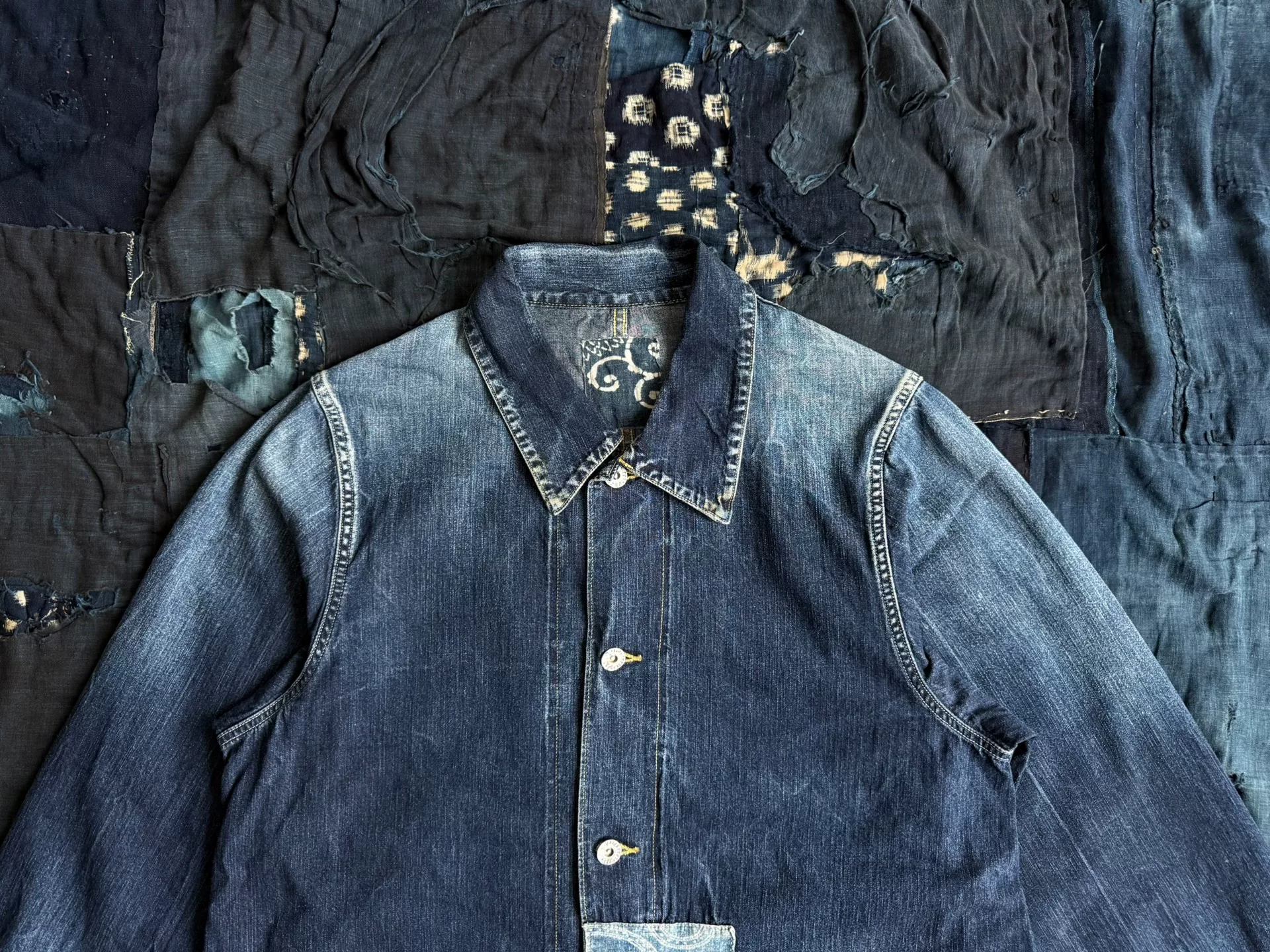 VISVIM 19SS Gang Coverall Dry Denim — back