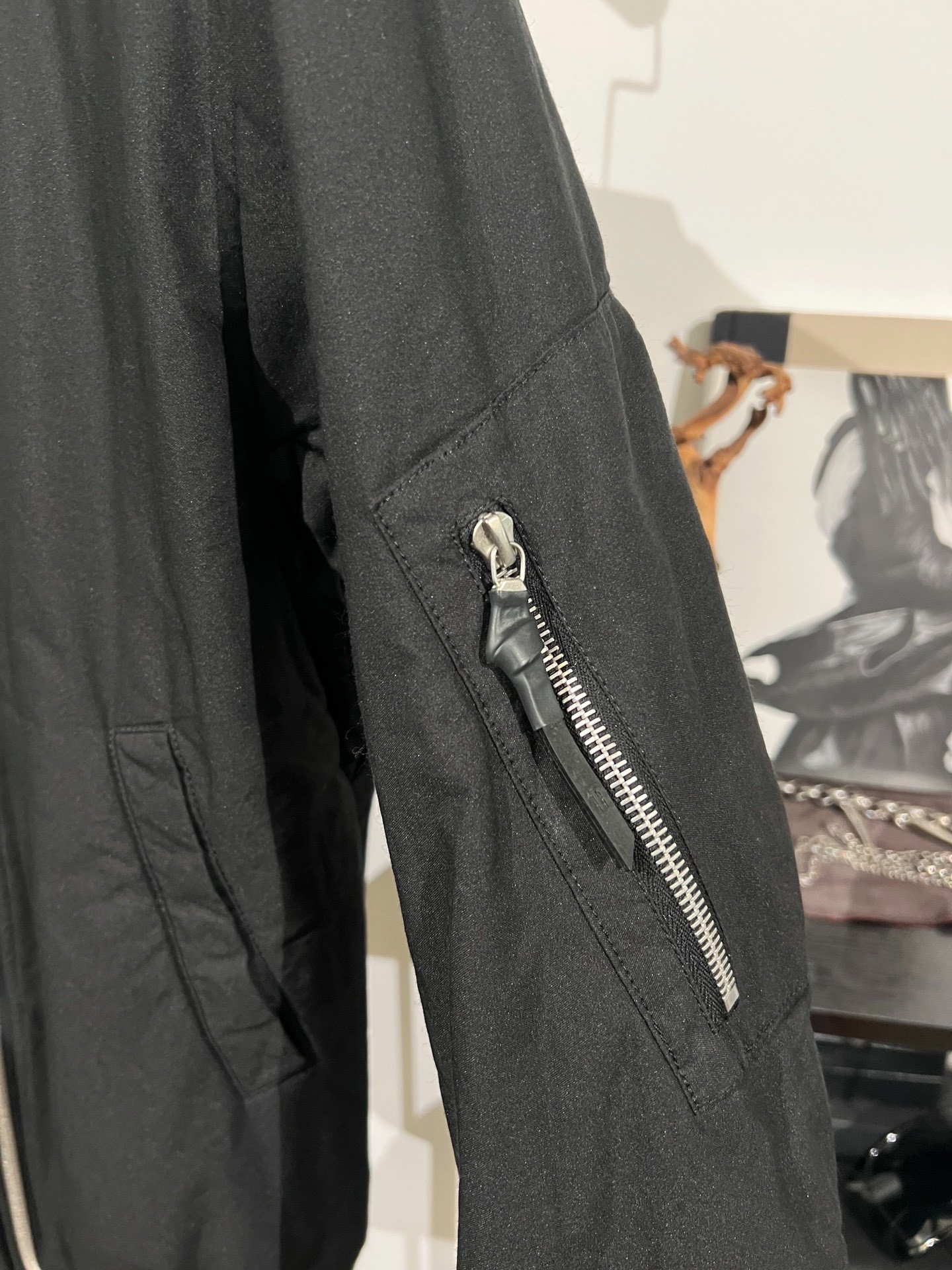 11 by Boris Bidjan Saberi MA-1 Flight Jacket — label