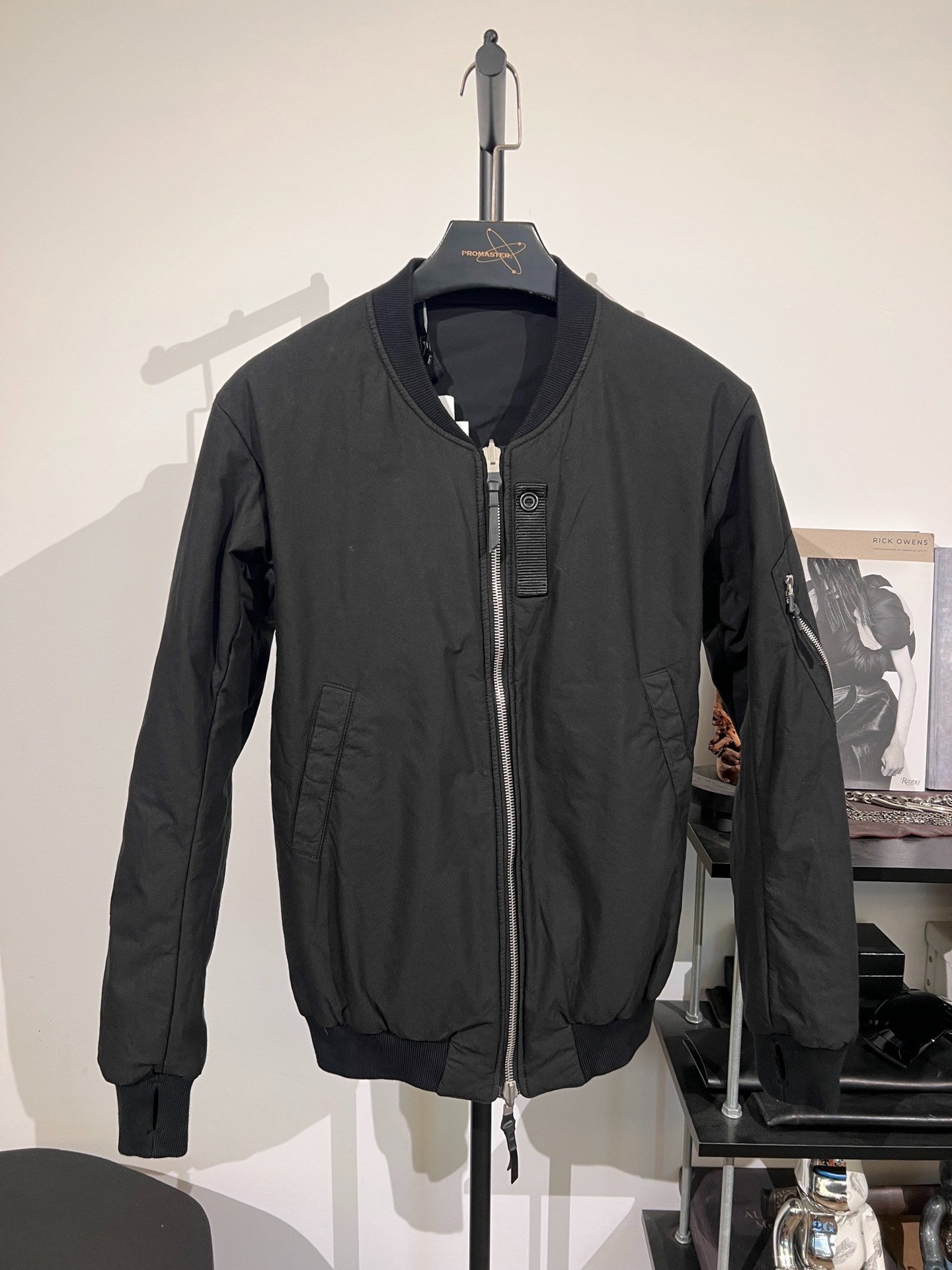 11 by Boris Bidjan Saberi MA-1 Flight Jacket — detail