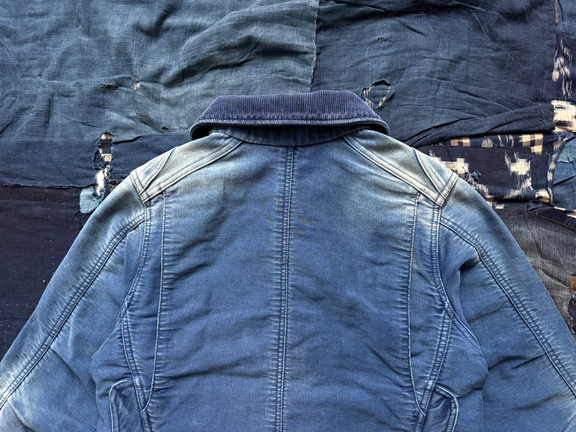 VISVIM 13AW MINIE HUNTING JKT DMGD MOLESKIN — label