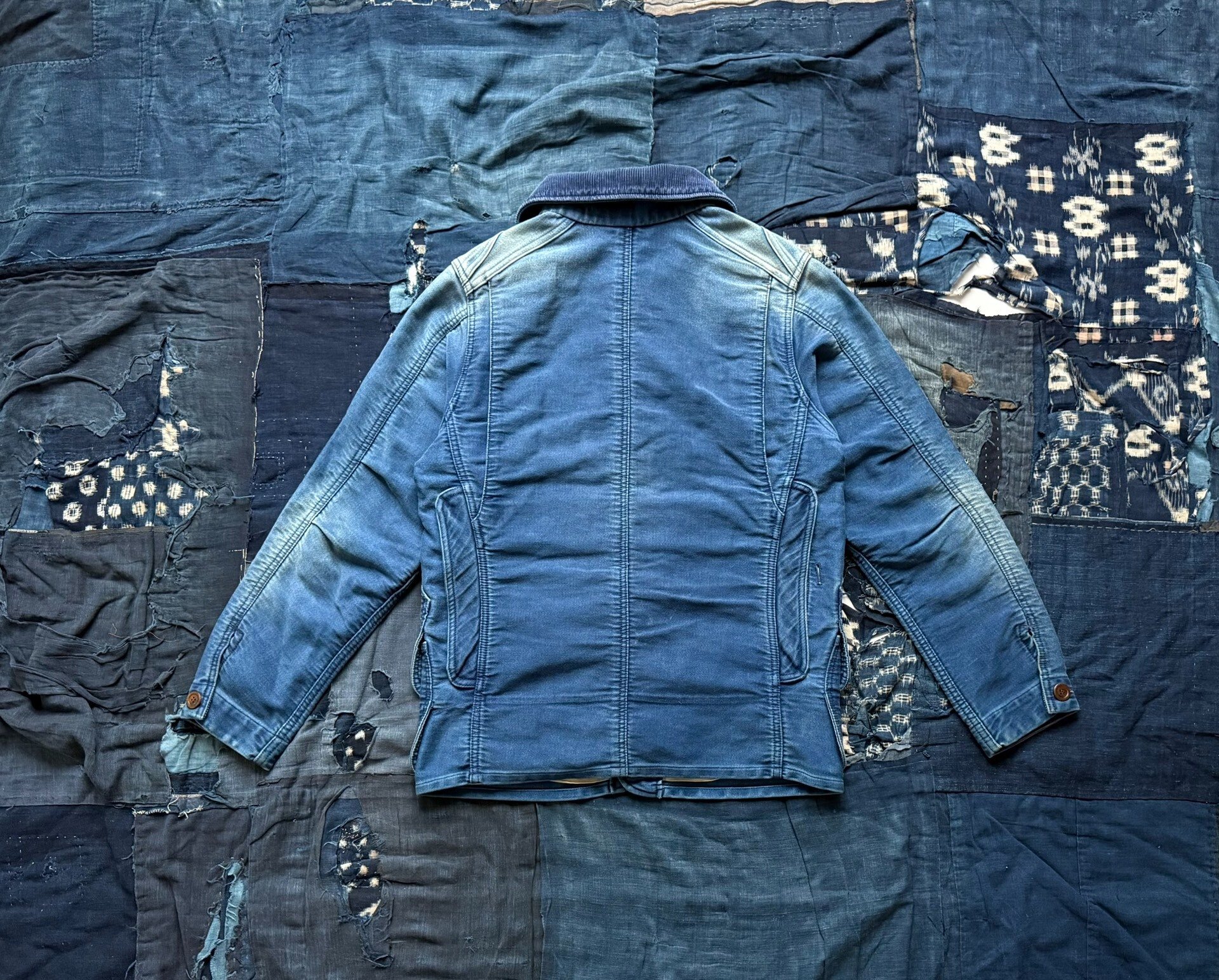 VISVIM 13AW MINIE HUNTING JKT DMGD MOLESKIN — detail