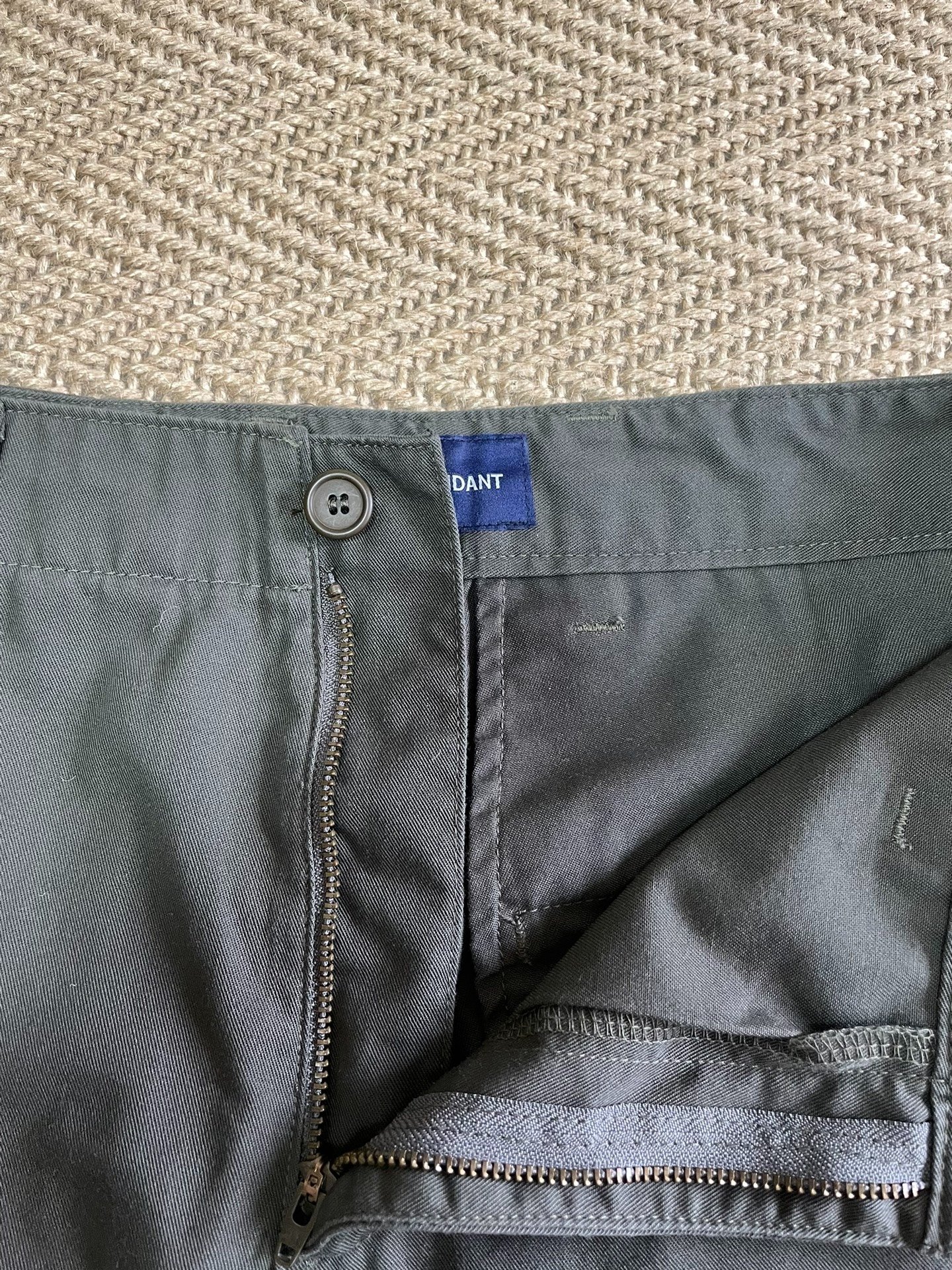 Descendant DC-4 Cropped Chino Pants — label