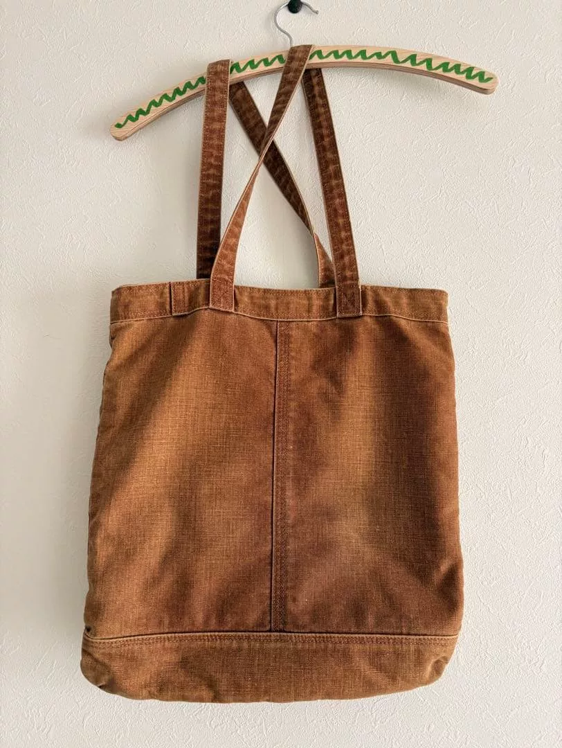 Porter Brown Canvas Crossbody Bag — front