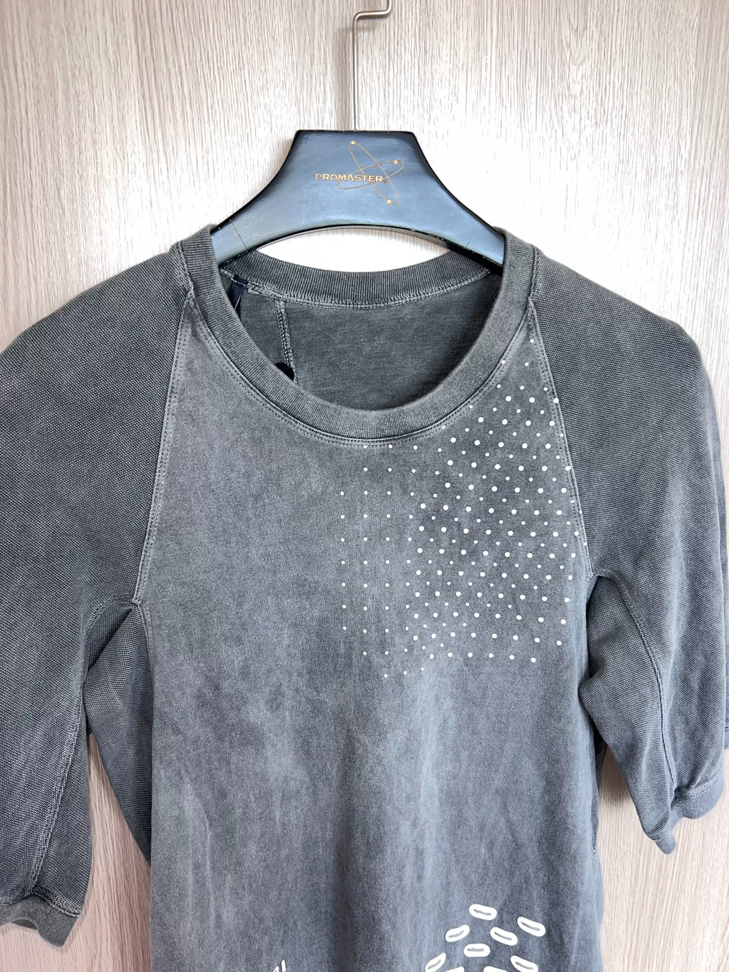 Boris Bidjan Saberi 11by BBS Gray Short-Sleeve T-shirt — label