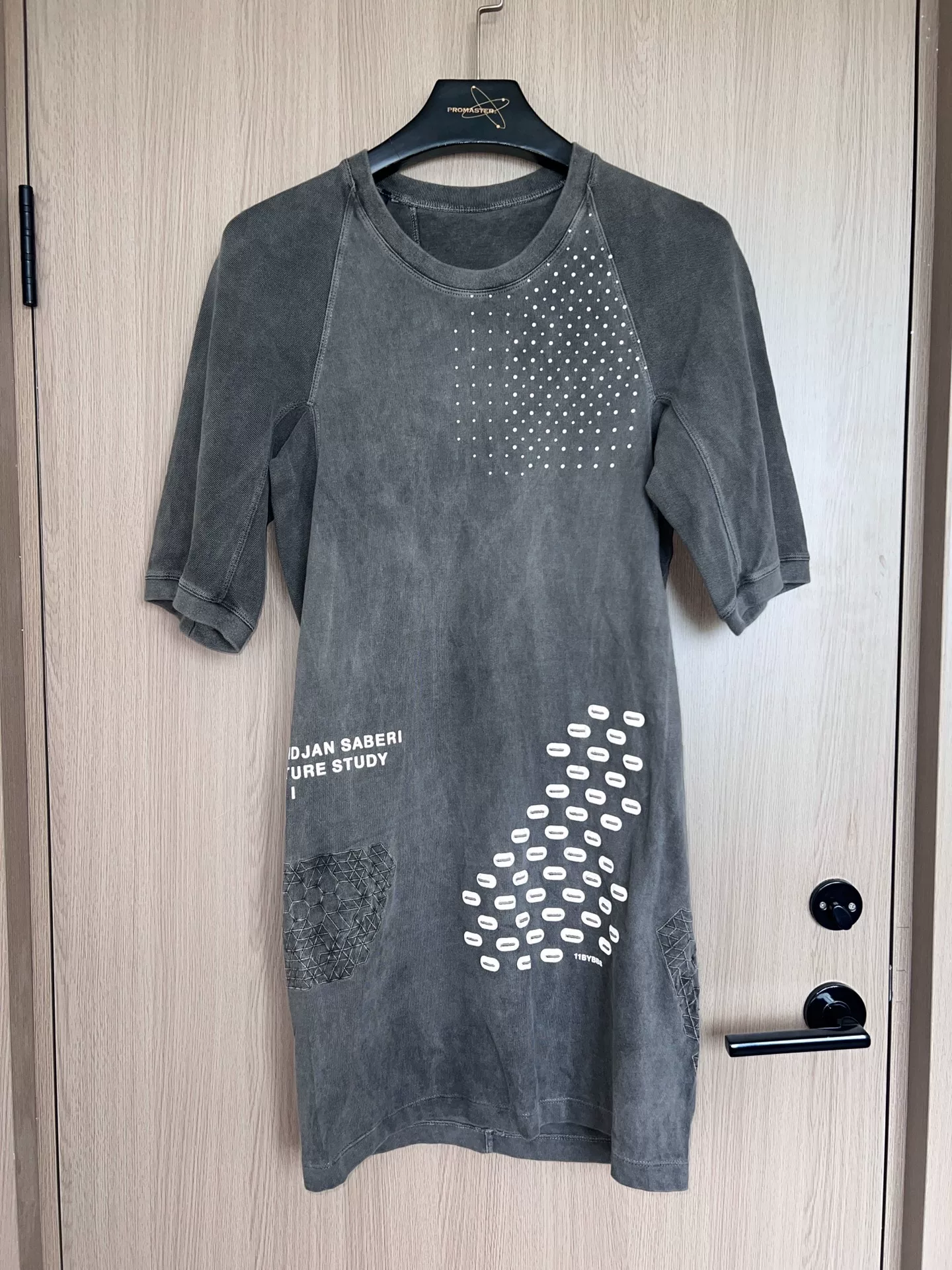 Boris Bidjan Saberi 11by BBS Gray Short-Sleeve T-shirt — front