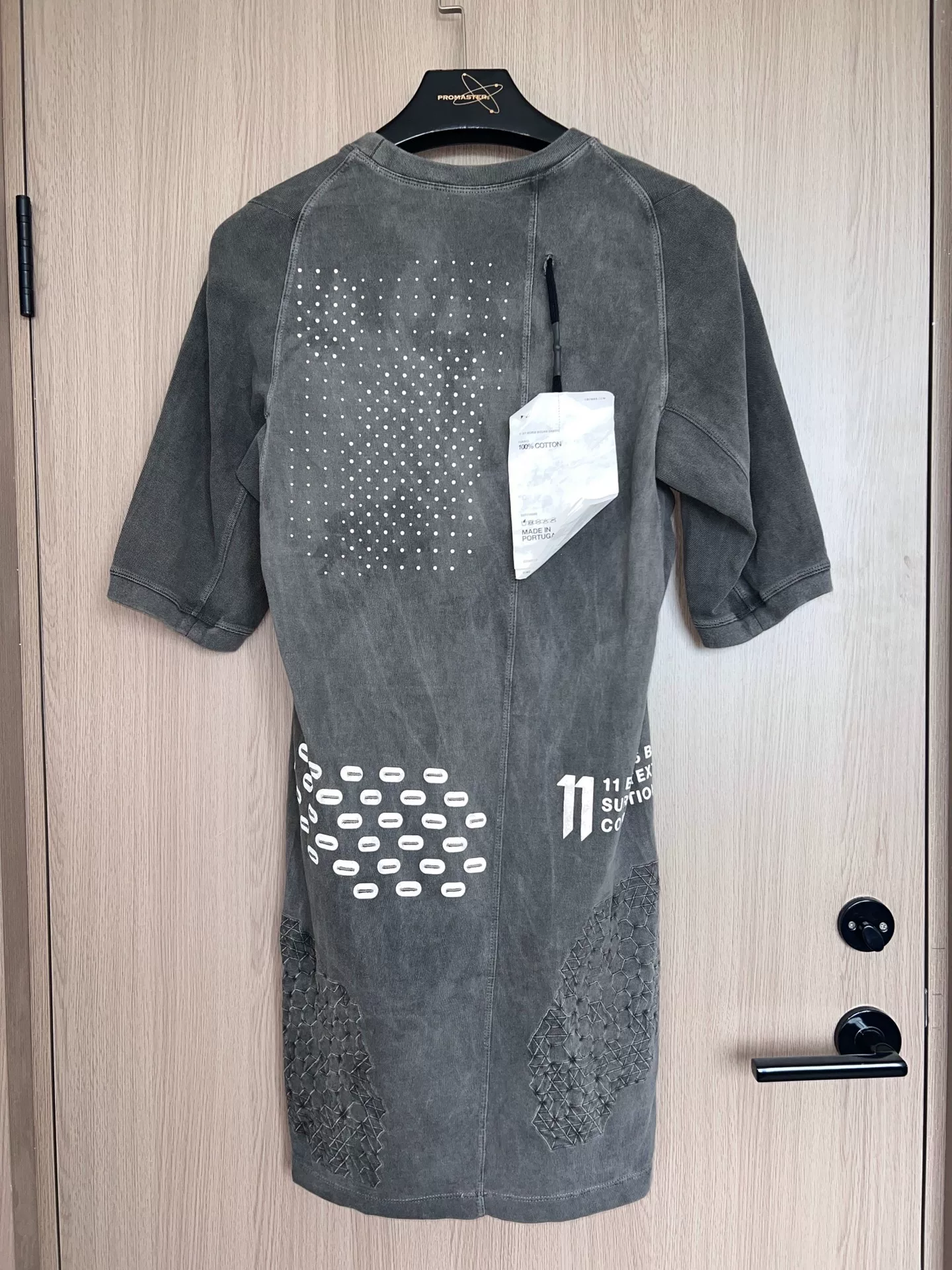Boris Bidjan Saberi 11by BBS Gray Short-Sleeve T-shirt