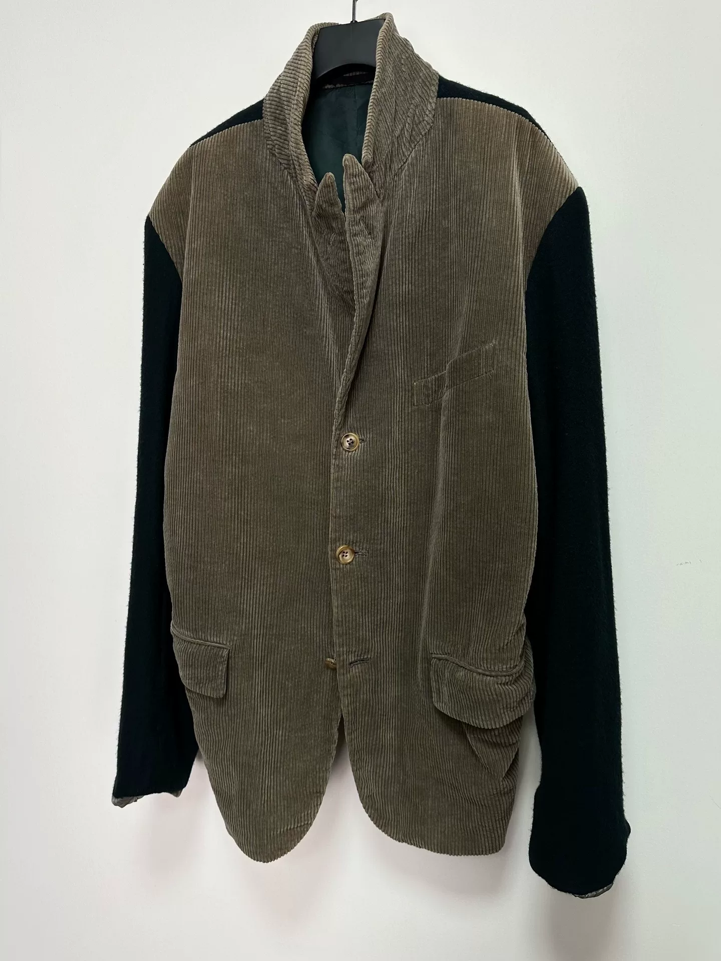 Comme des Garçons 94AW Fleece Show Coat — detail
