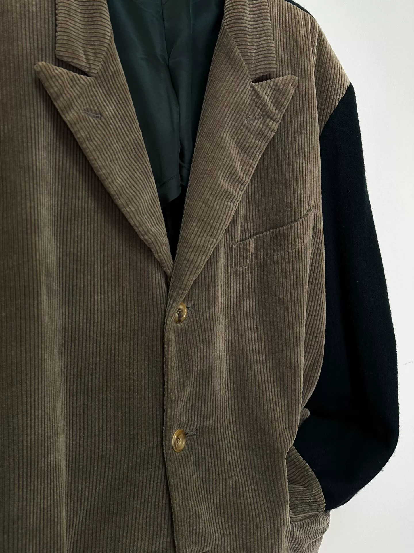 Comme des Garçons 94AW Fleece Show Coat — label