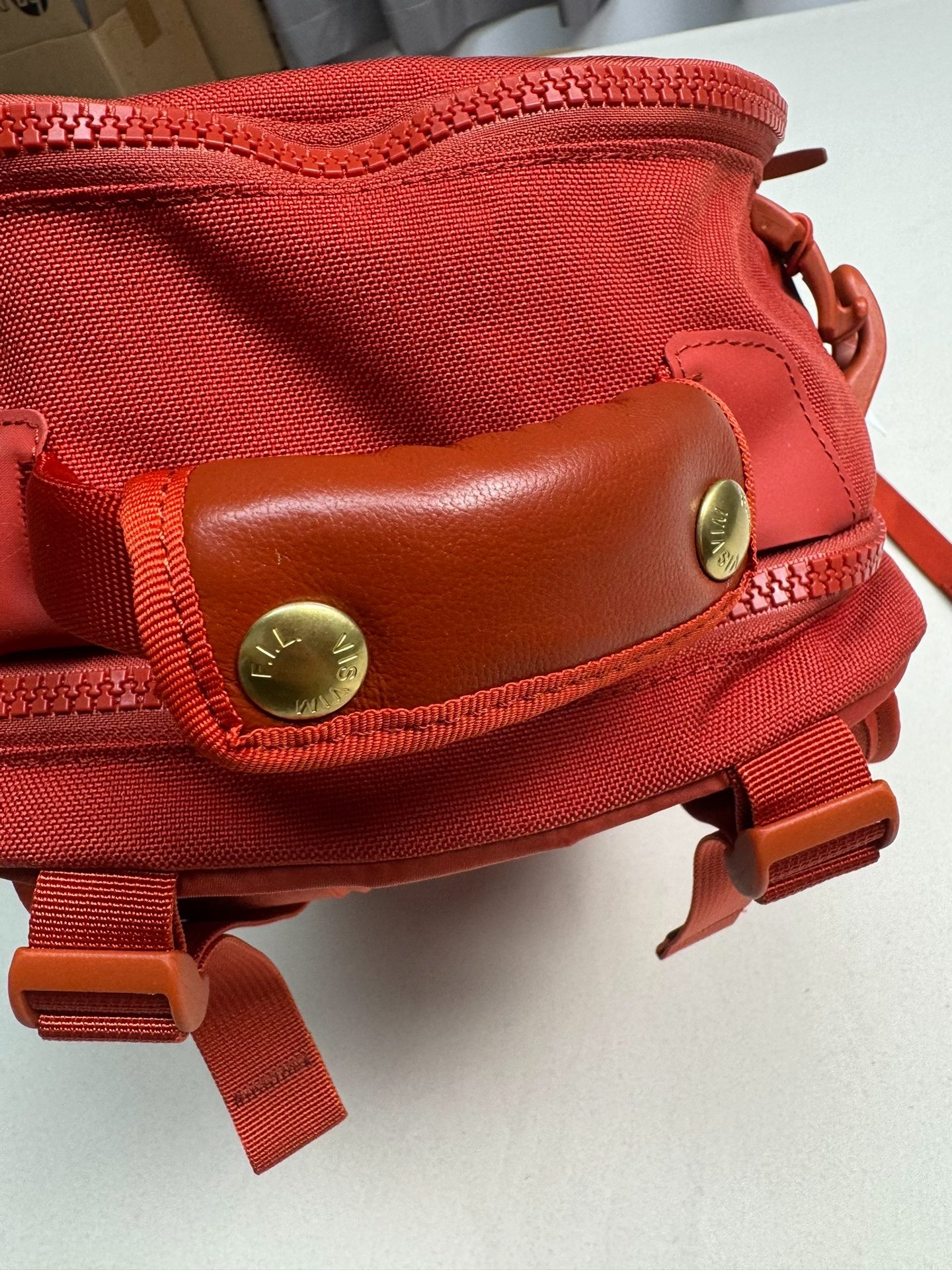 VISVIM 26ss CORDURA 20L Backpack — label