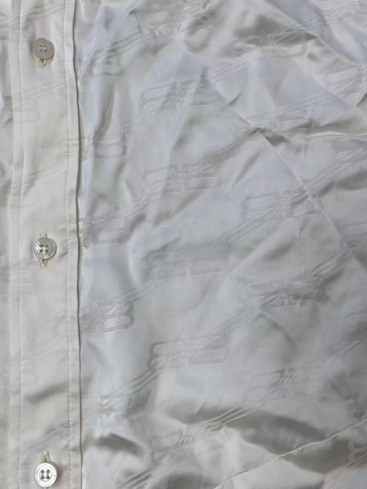 Balenciaga BB Monogram Full Logo Shirt — detail