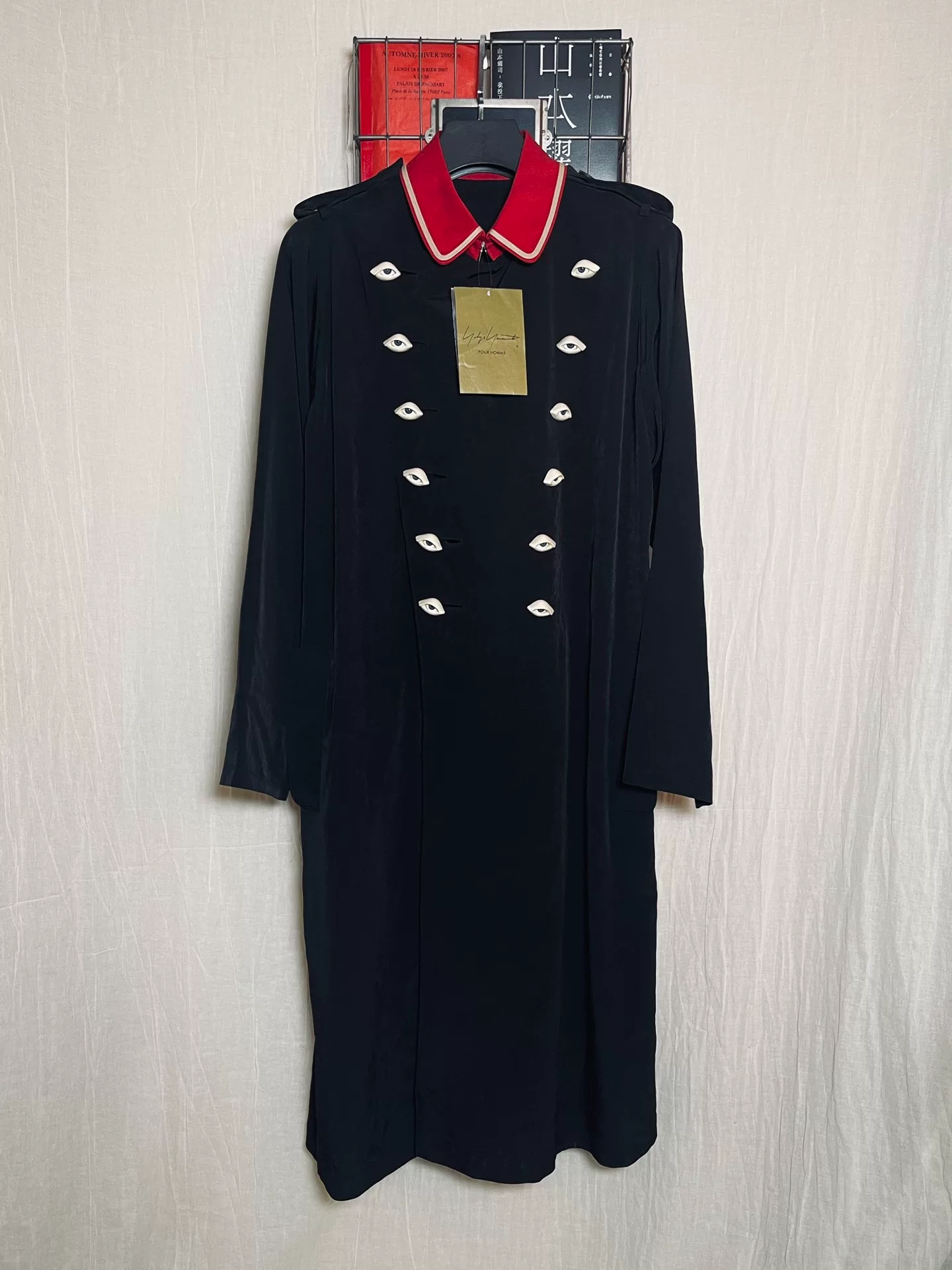 Yohji Yamamoto 21SS Napoleon Coat — detail