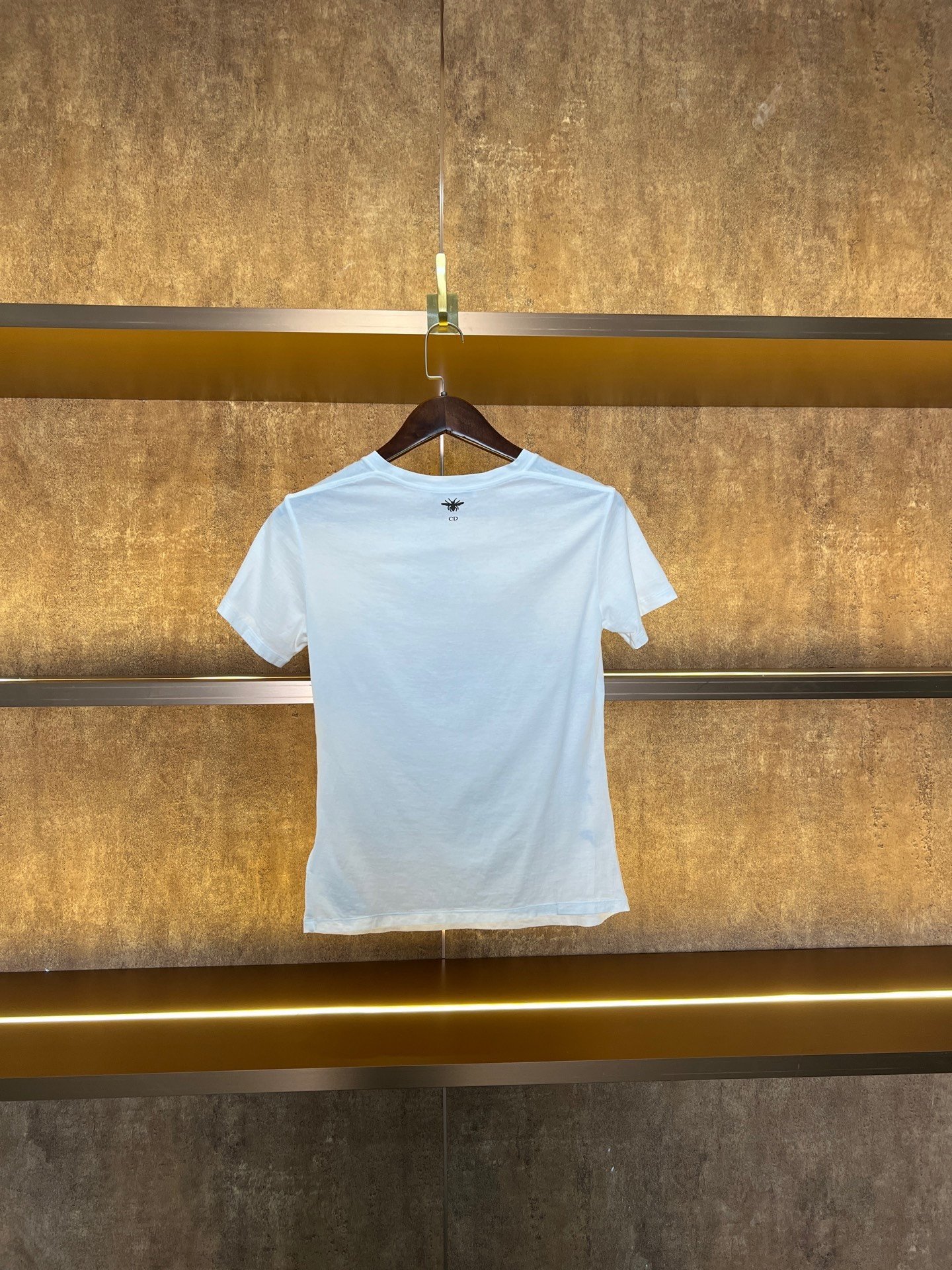 Dior Butterfly Print Short-Sleeve Top — front