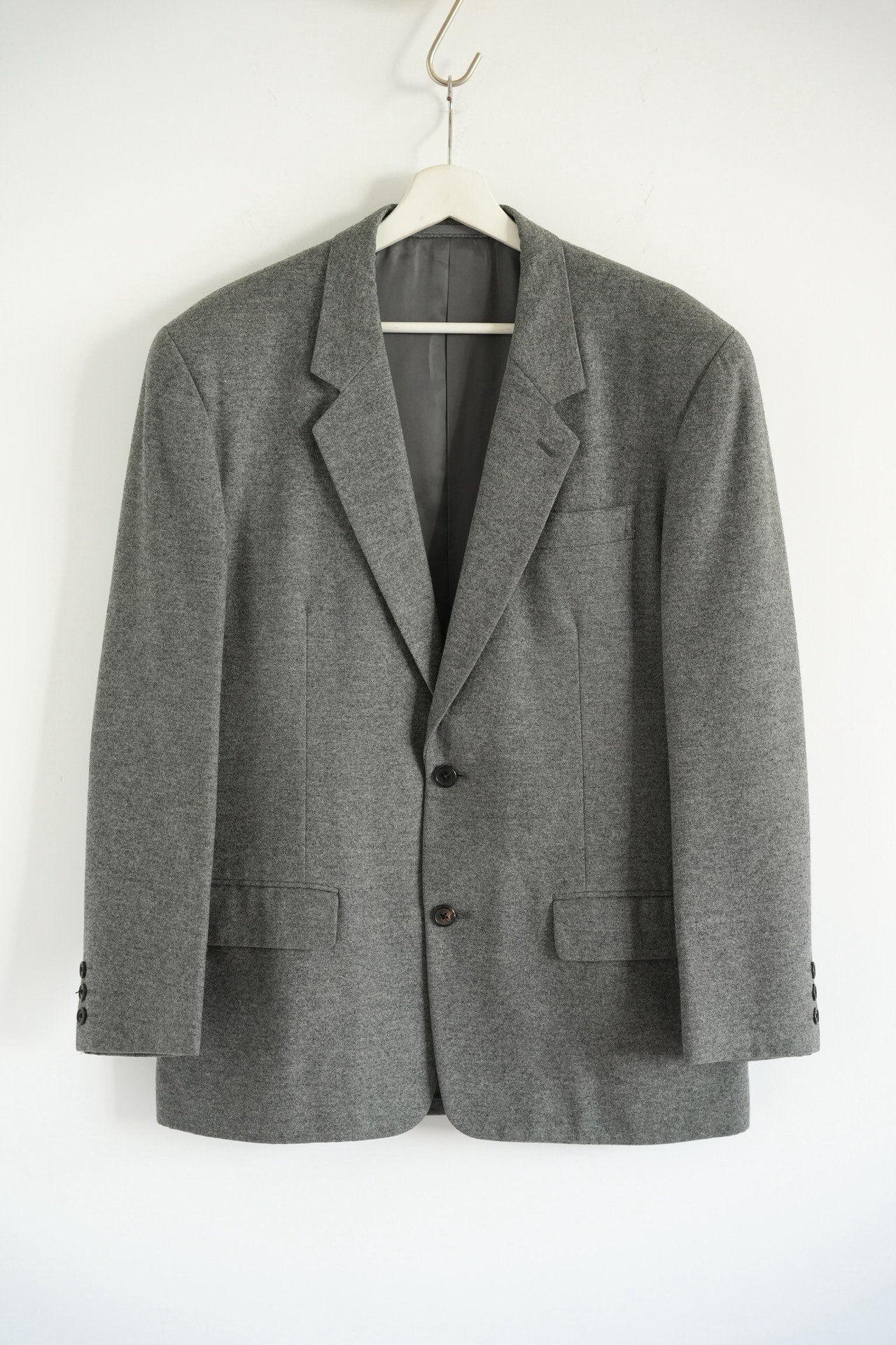 Yohji Yamamoto 90s Gray Flannel Blazer