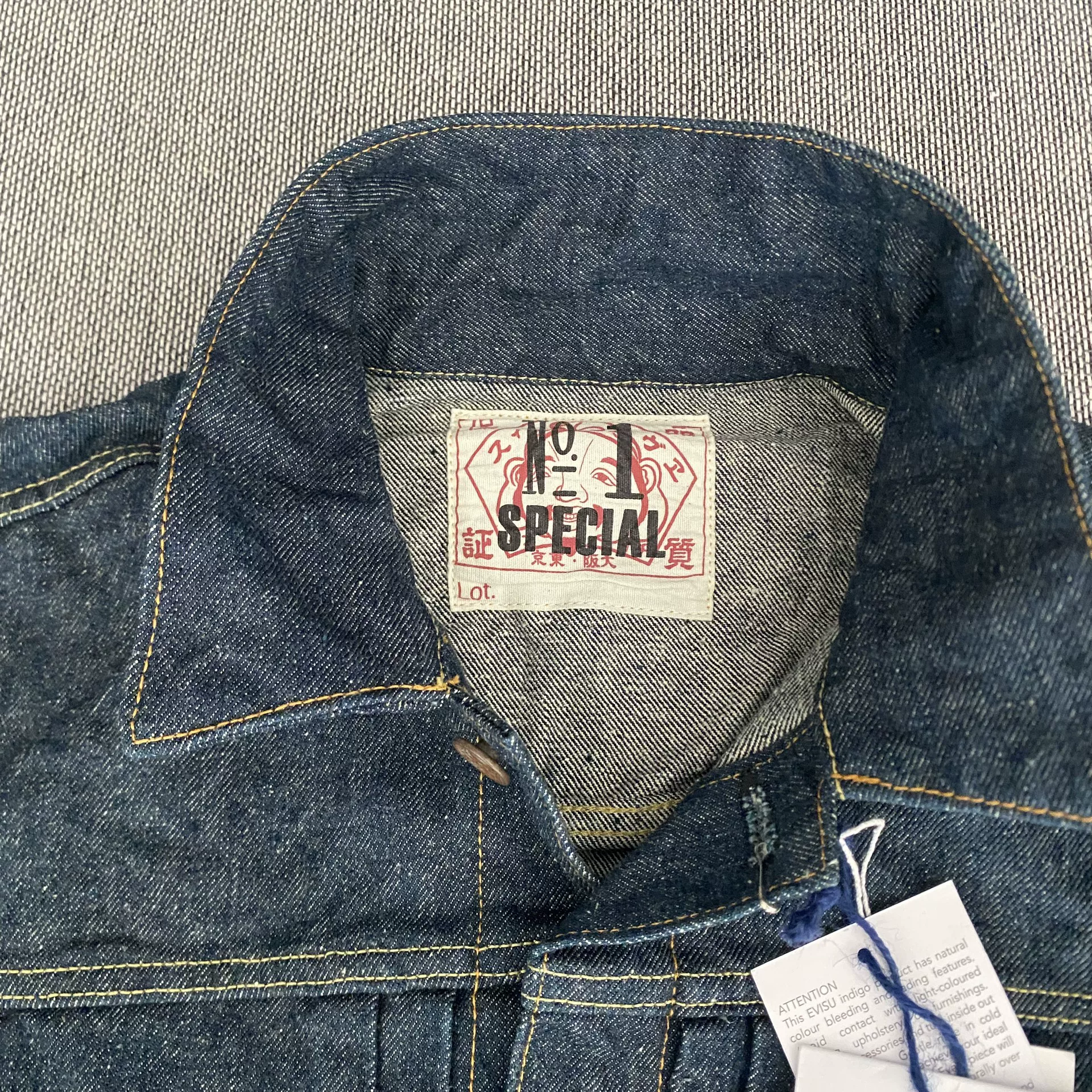 Evisu Private Stock No1 Denim Jacket — detail