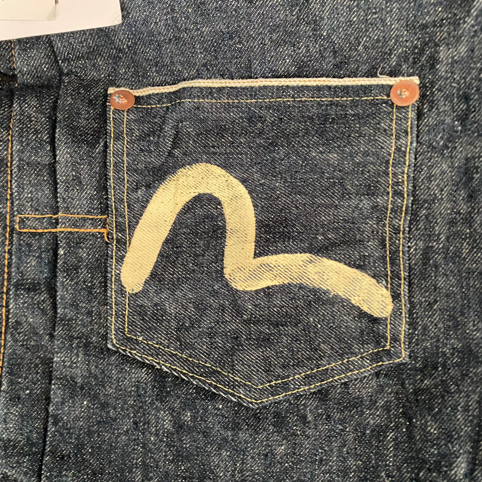 Evisu Private Stock No1 Denim Jacket — label
