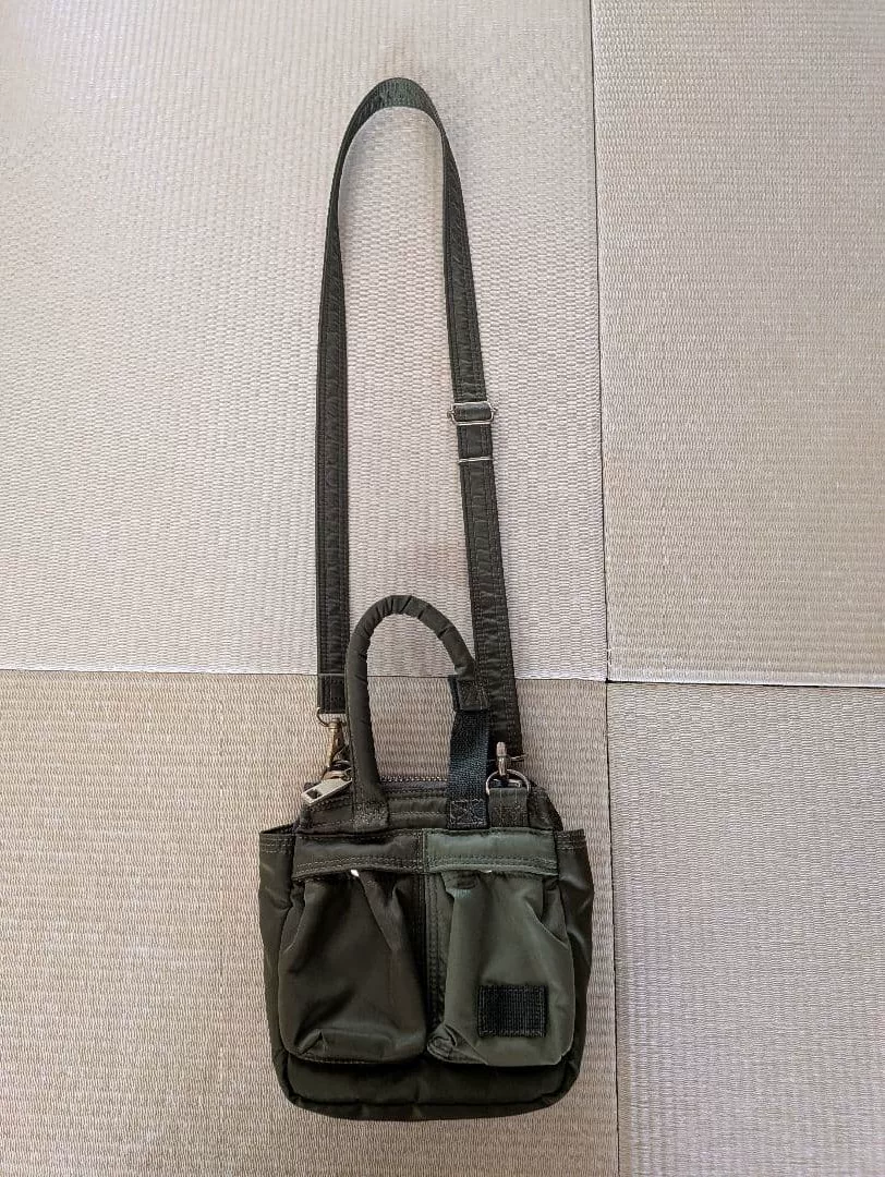 Porter Sacai Green Crossbody Bag