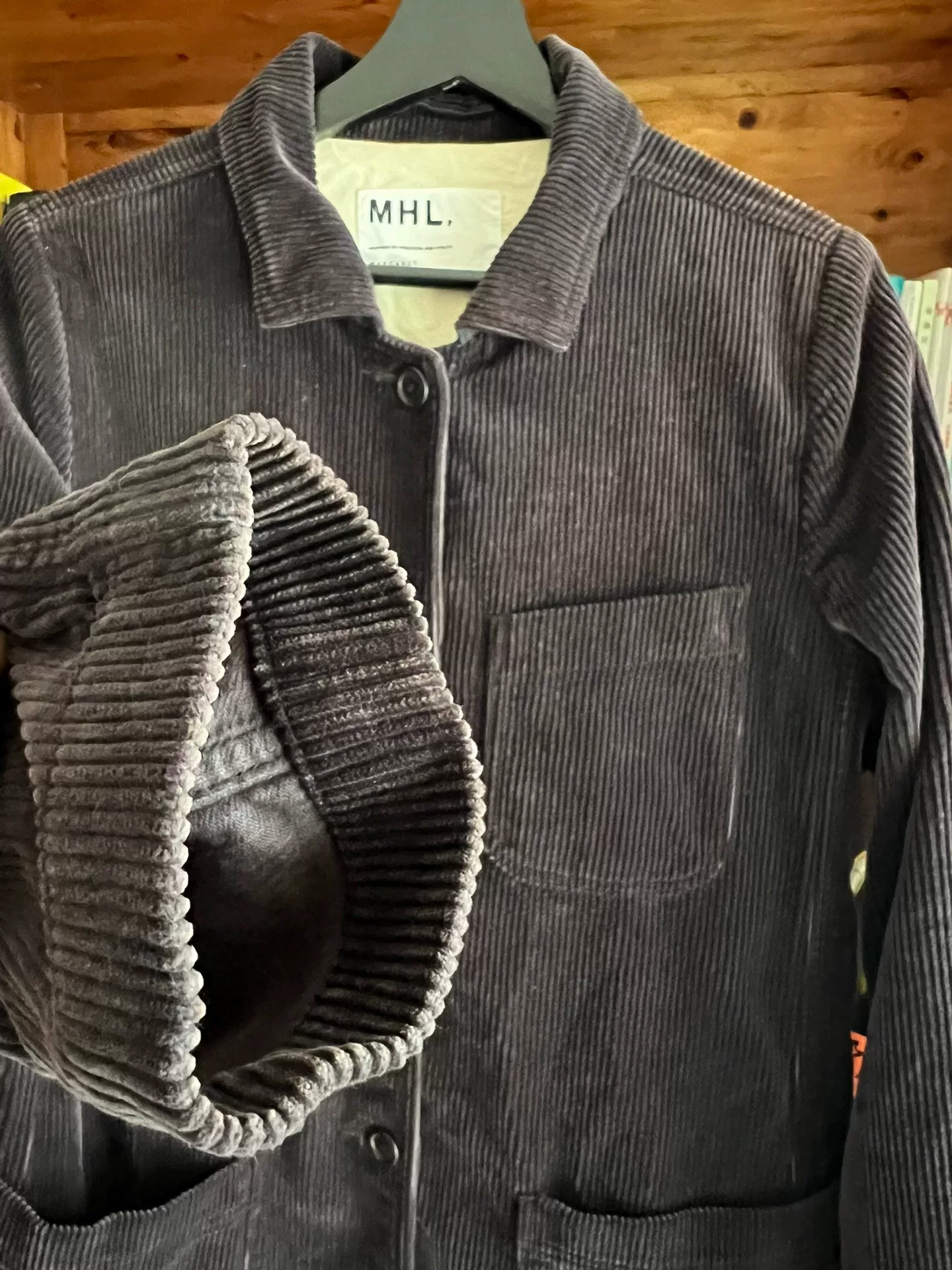 Margaret Howell MHL Corduroy Workwear Trench — back